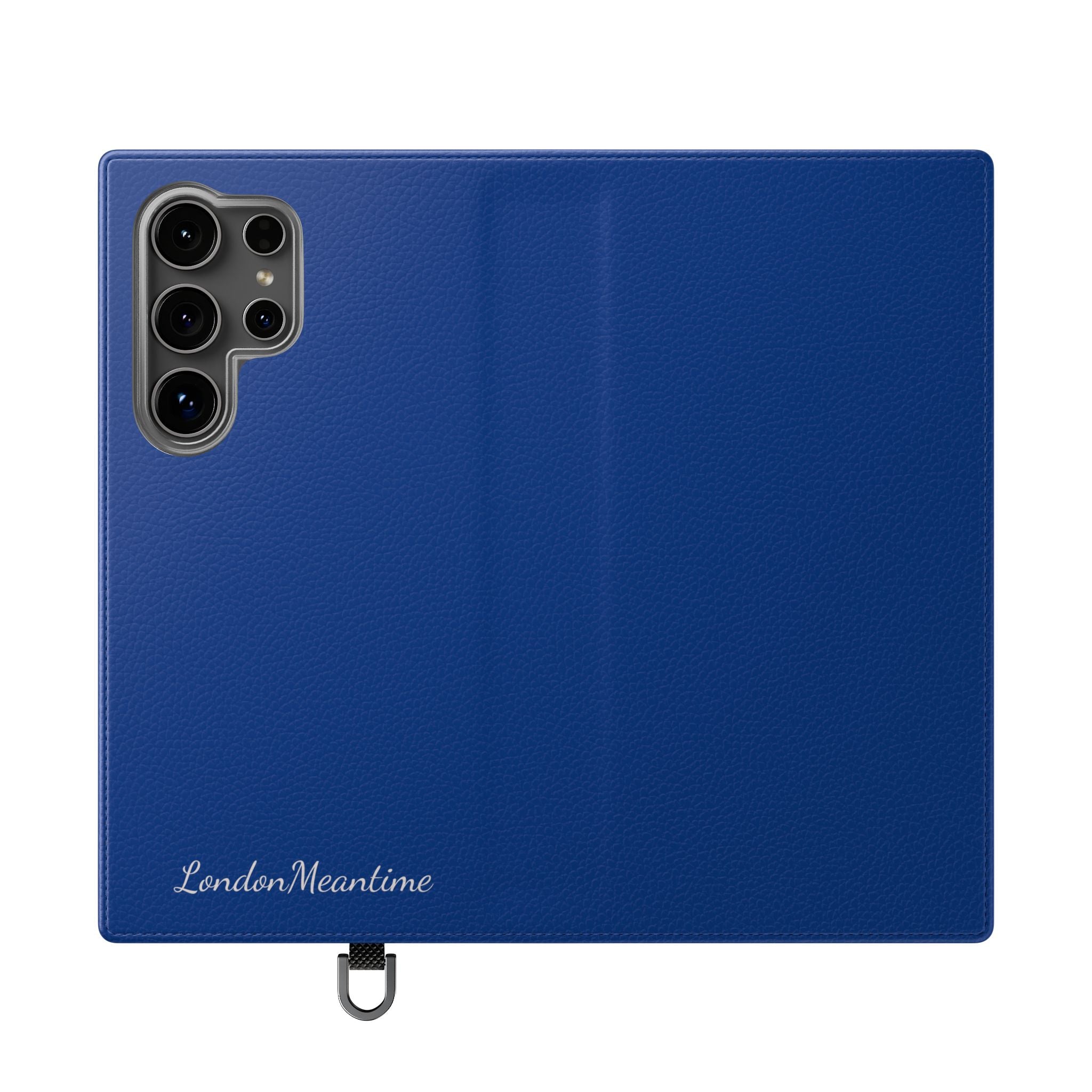 Royal blue Wallet Phone Flip Case — Cardholder Folio Cover