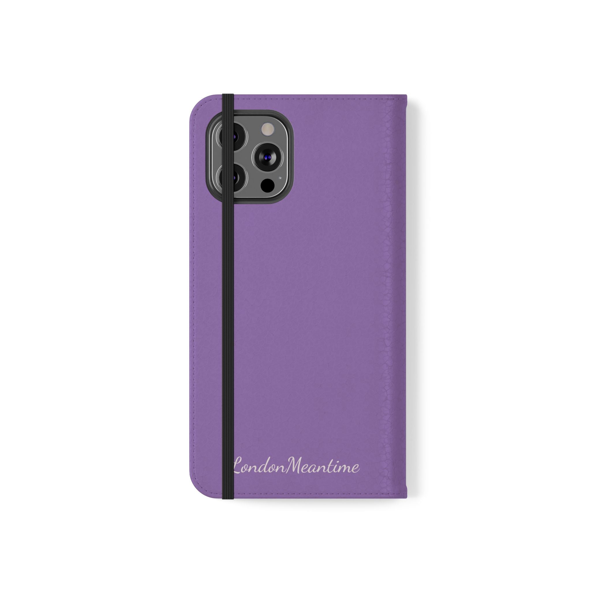 Mauve Wallet Phone Flip Case — Cardholder Folio Cover