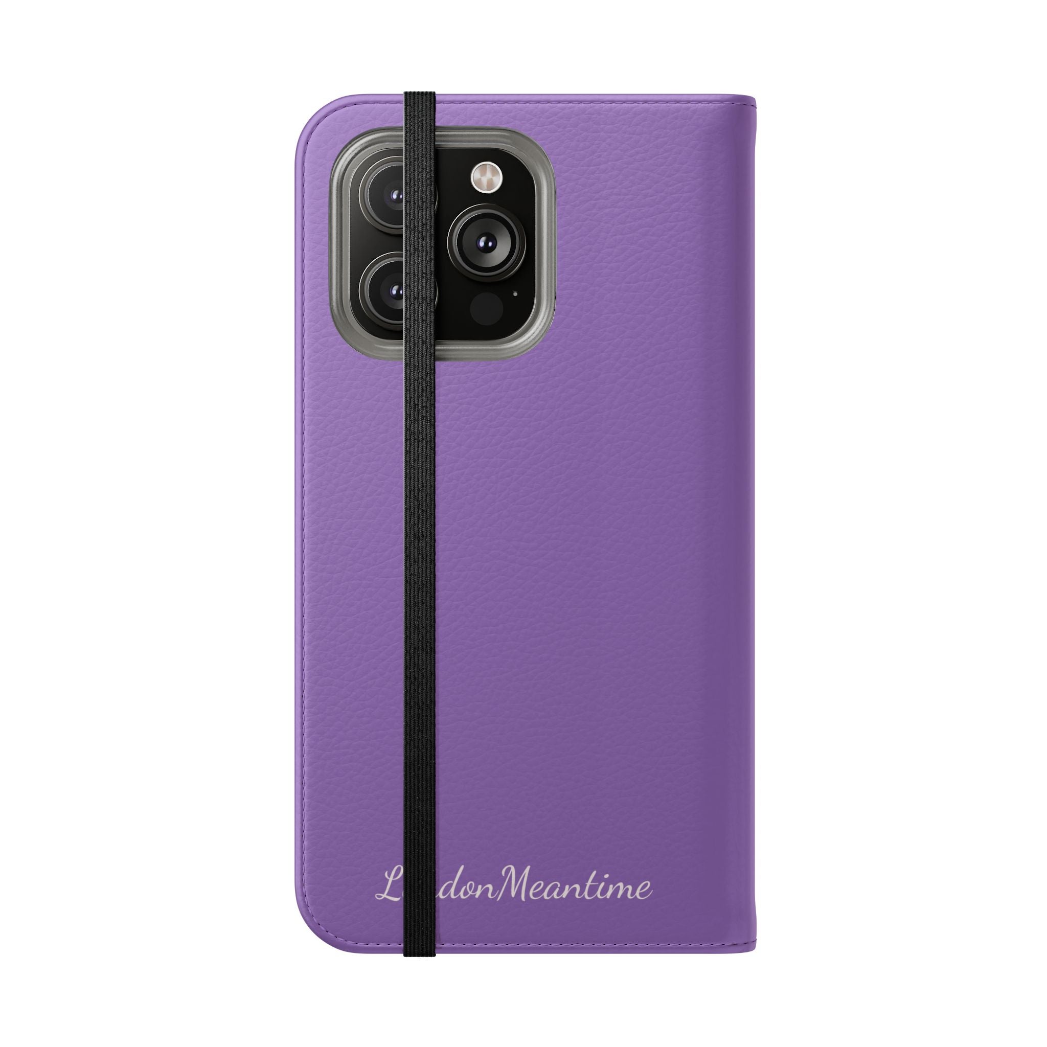 Mauve Wallet Phone Flip Case — Cardholder Folio Cover