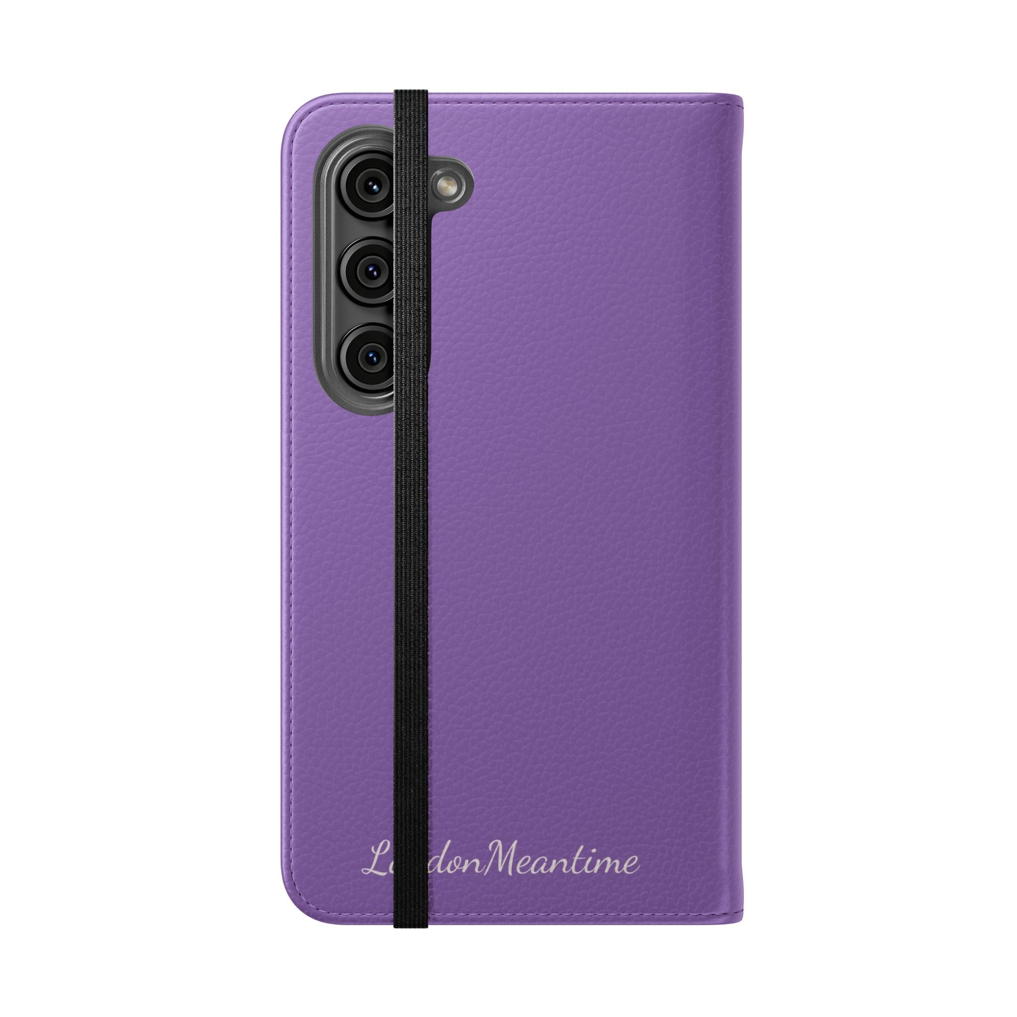 Mauve Wallet Phone Flip Case — Cardholder Folio Cover