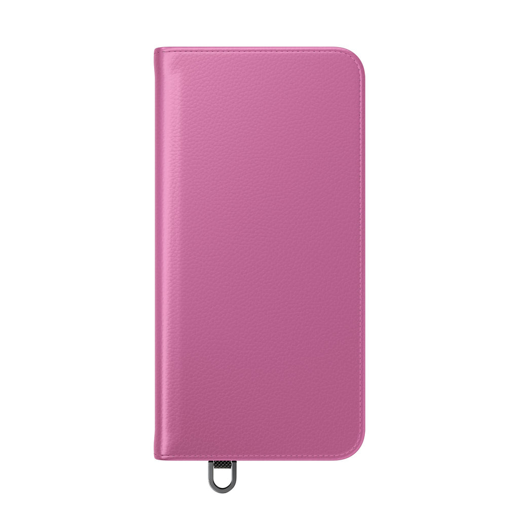 Pink Wallet Phone Flip Case — Cardholder Folio Cover