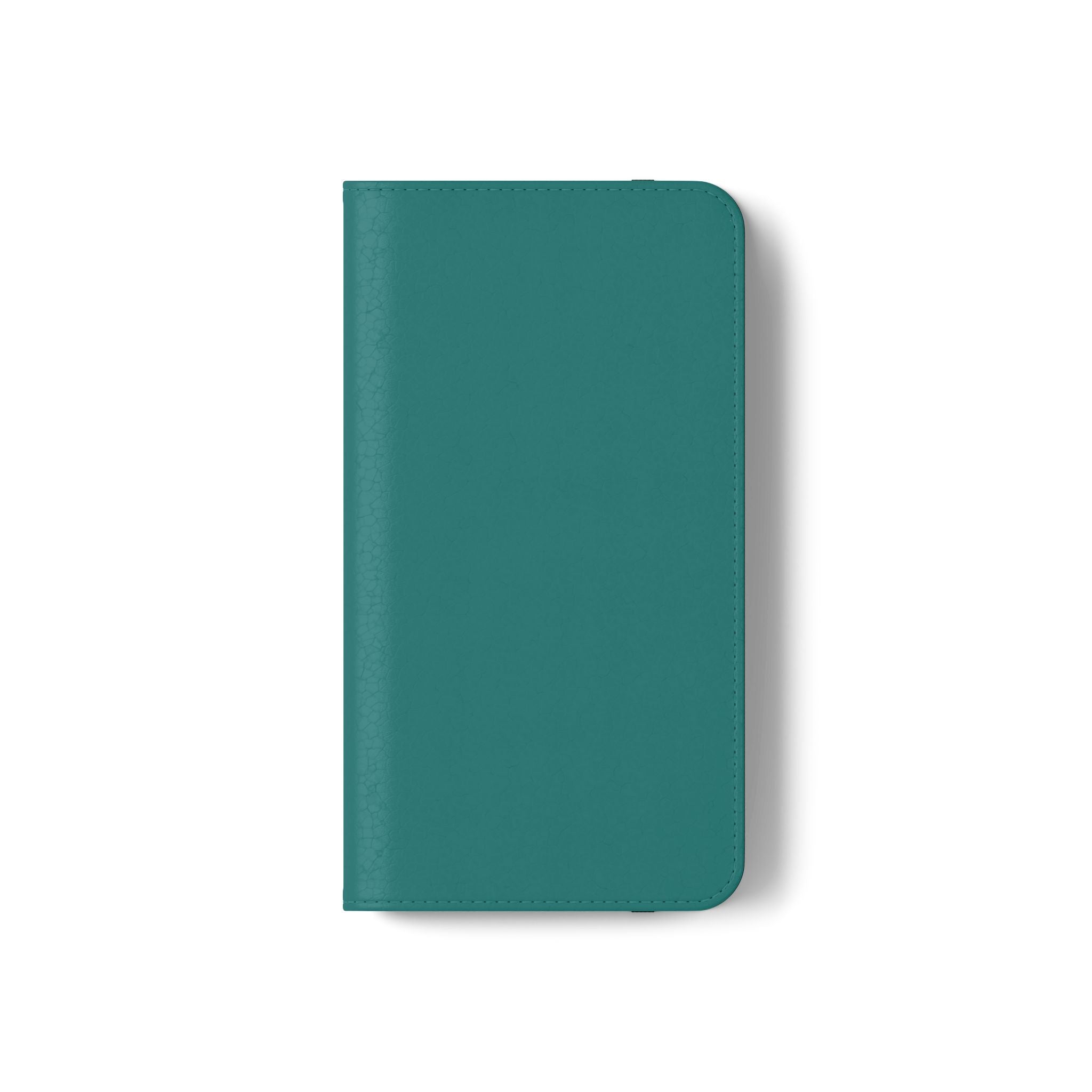 Teal Wallet Phone Flip Case — Cardholder Folio Cover