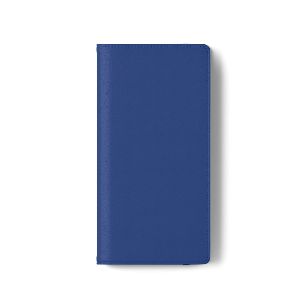 Royal blue Wallet Phone Flip Case — Cardholder Folio Cover