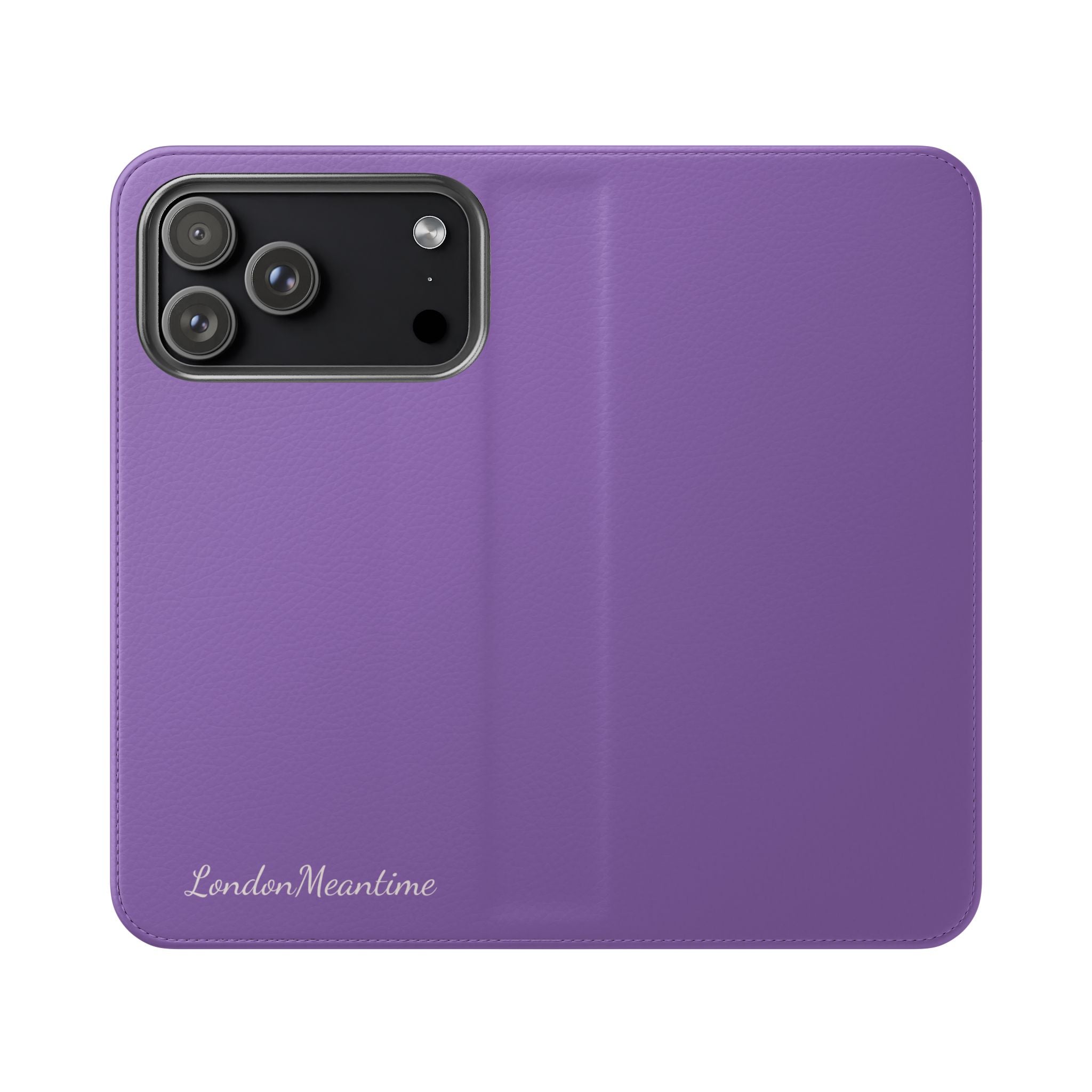 Mauve Wallet Phone Flip Case — Cardholder Folio Cover