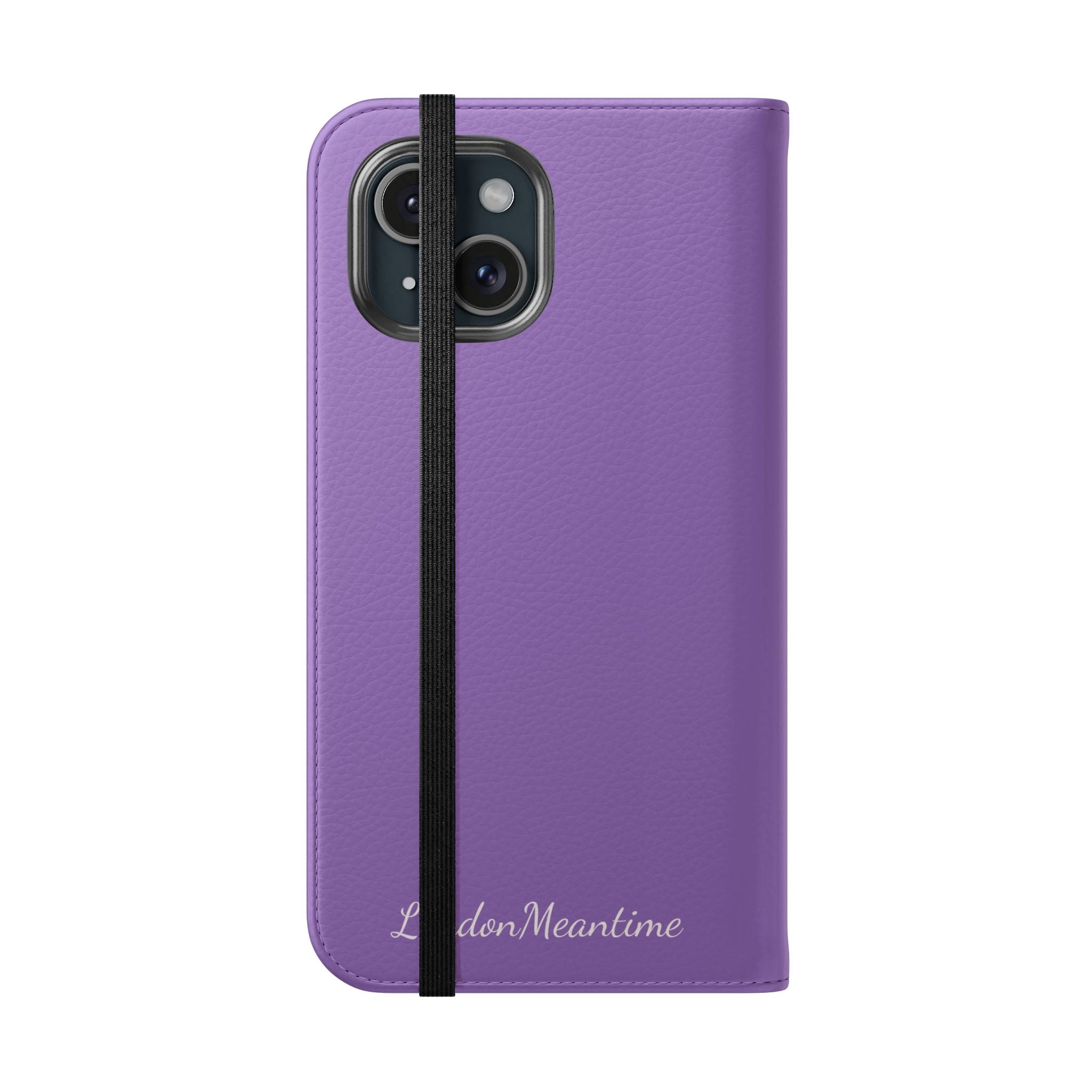 Mauve Wallet Phone Flip Case — Cardholder Folio Cover