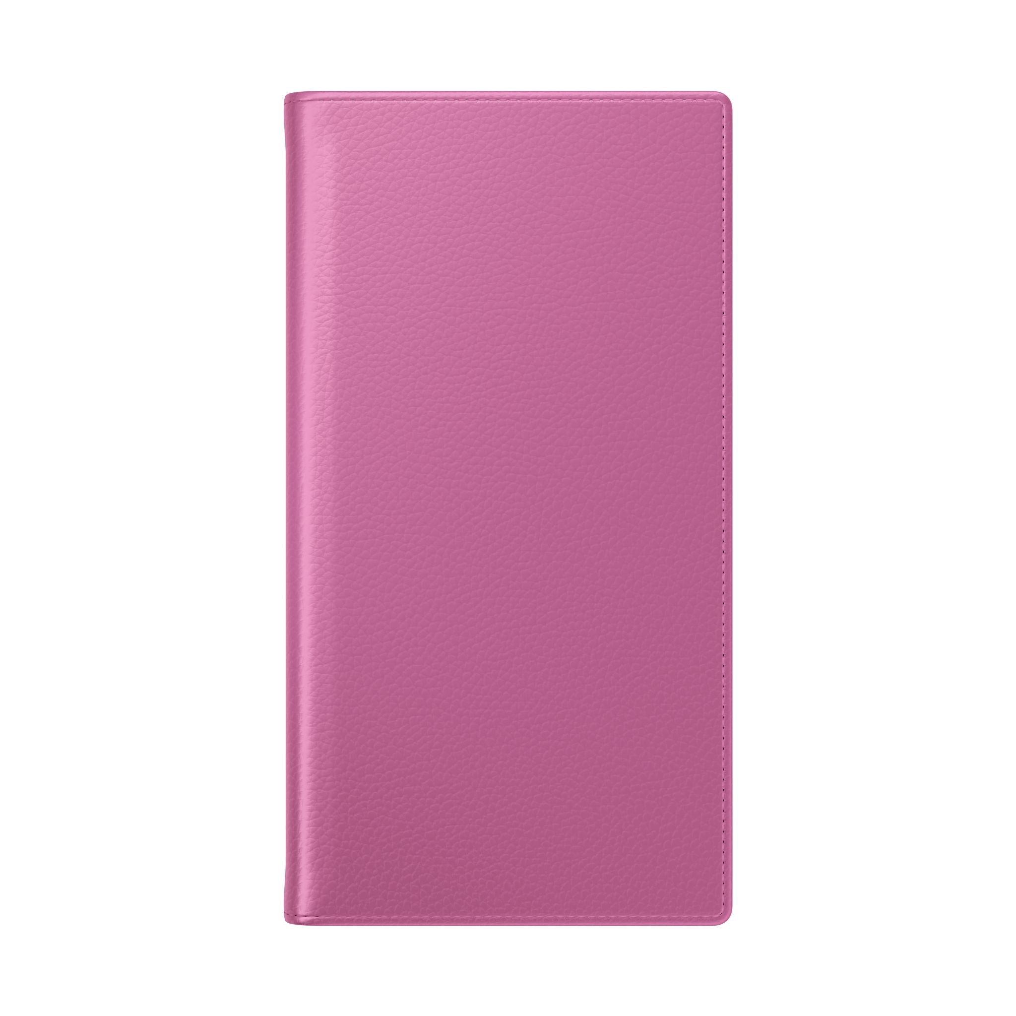 Pink Wallet Phone Flip Case — Cardholder Folio Cover