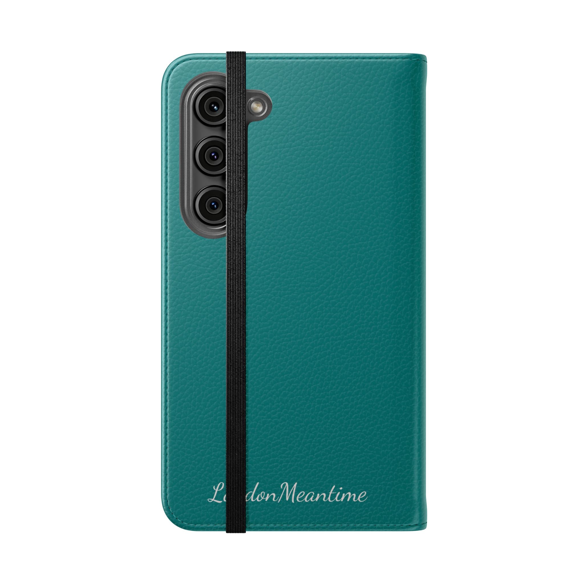 Teal Wallet Phone Flip Case — Cardholder Folio Cover