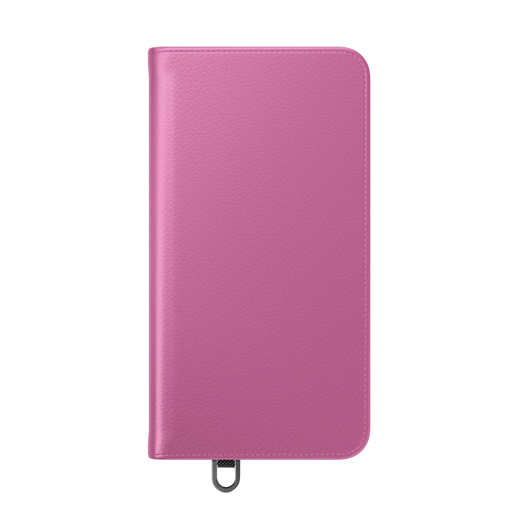 Pink Wallet Phone Flip Case — Cardholder Folio Cover