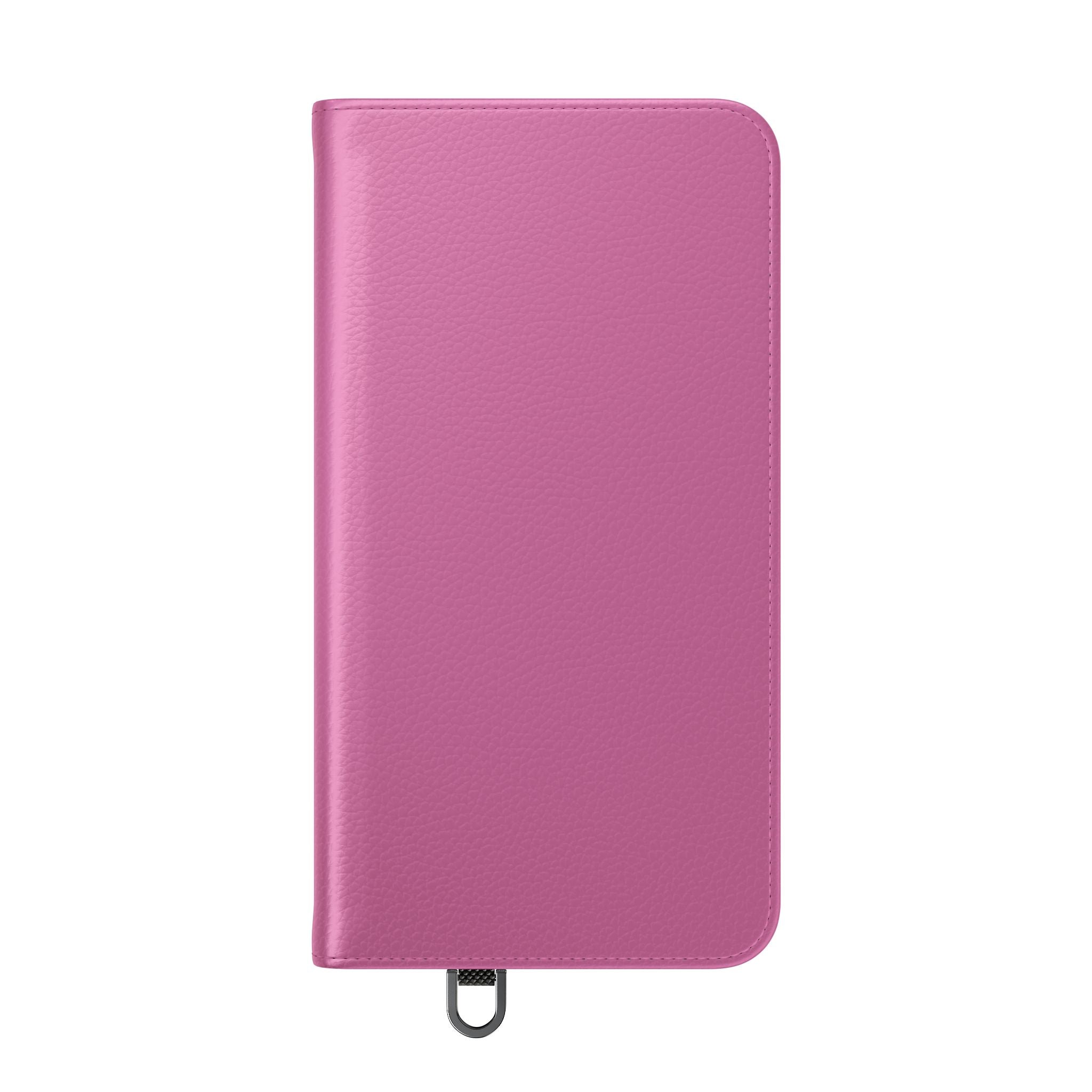 Pink Wallet Phone Flip Case — Cardholder Folio Cover
