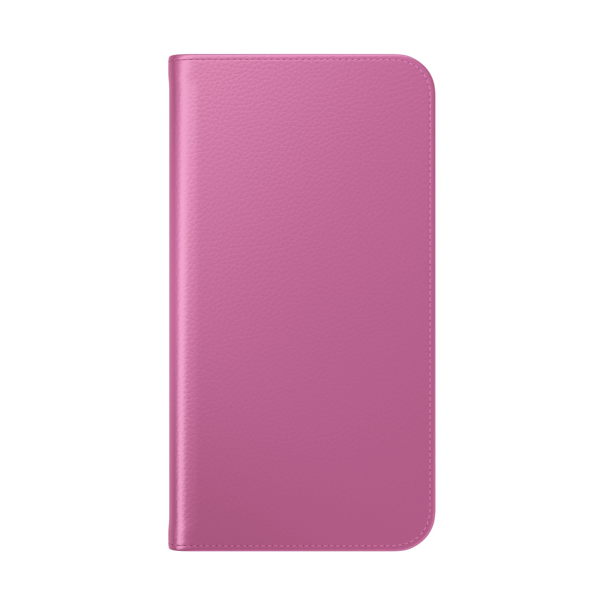 Pink Wallet Phone Flip Case — Cardholder Folio Cover