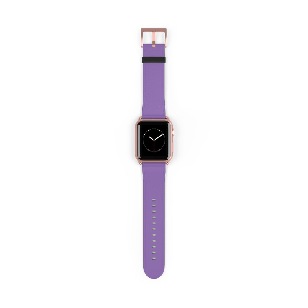 Purple Silicone Watch Band — Slim Comfortable Replacement Strap for Smartwatch
