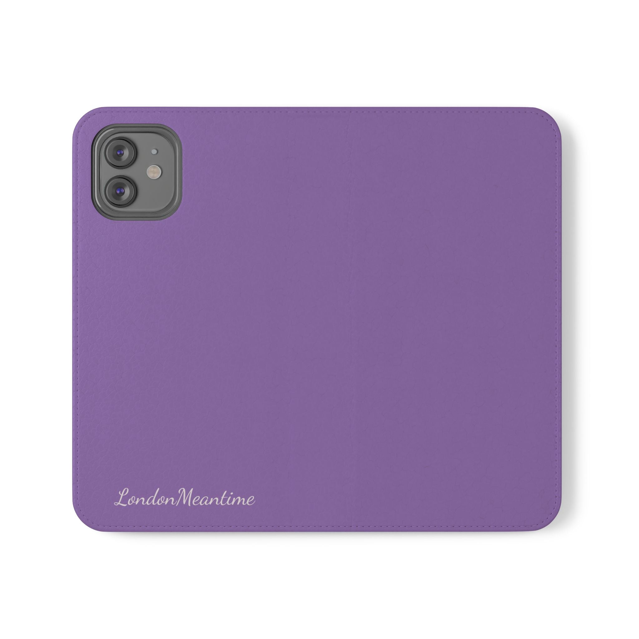 Mauve Wallet Phone Flip Case — Cardholder Folio Cover