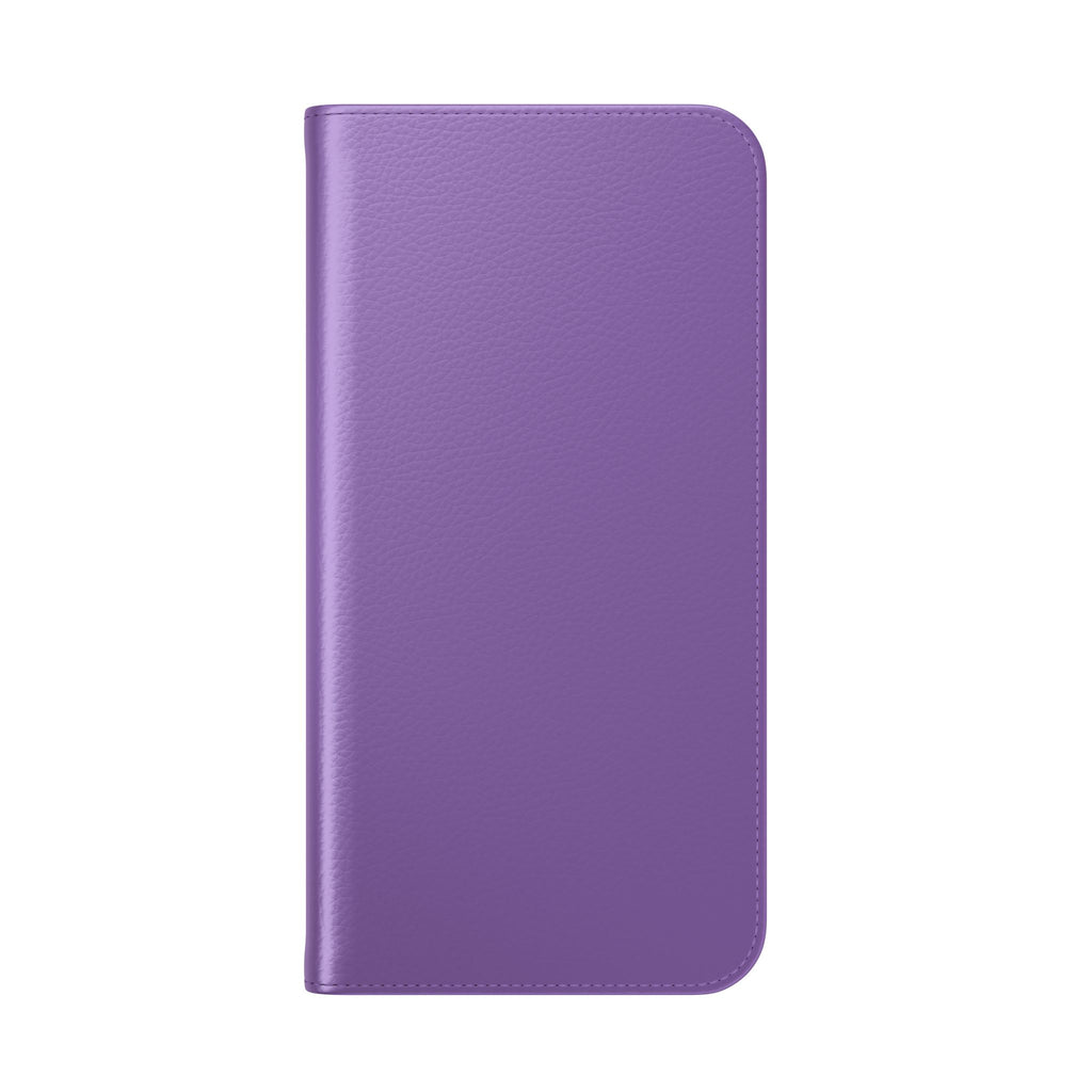 Mauve Wallet Phone Flip Case — Cardholder Folio Cover