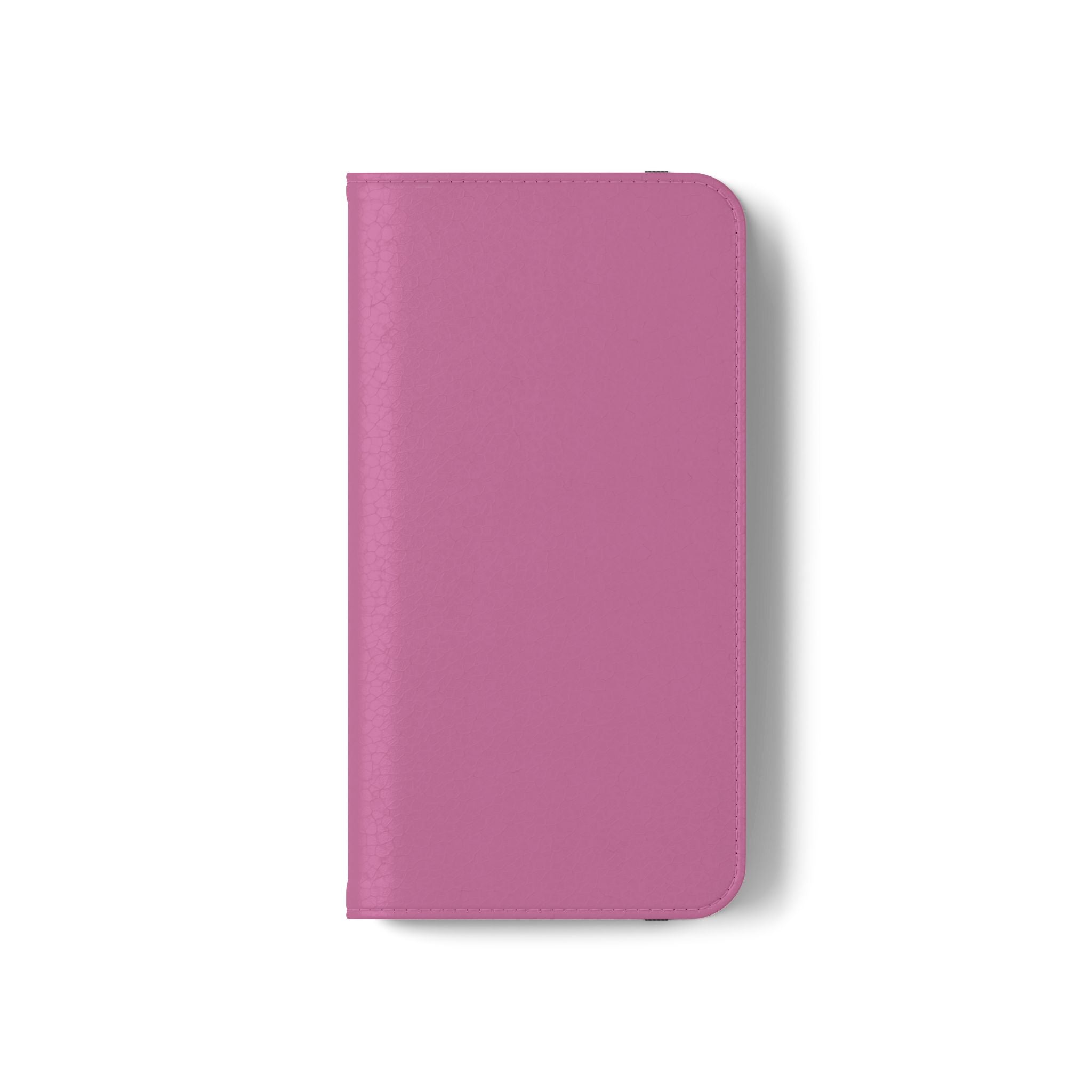 Pink Wallet Phone Flip Case — Cardholder Folio Cover