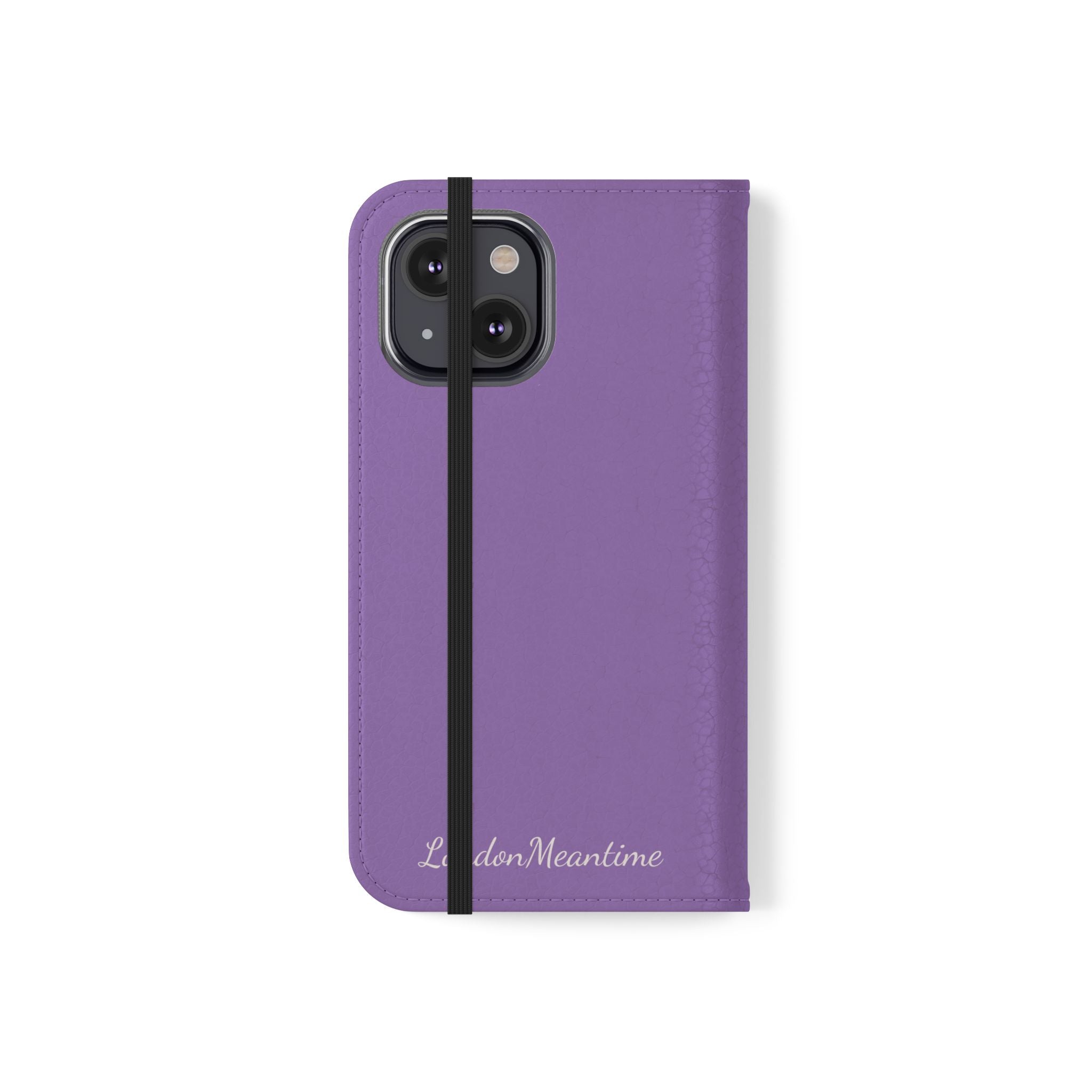 Mauve Wallet Phone Flip Case — Cardholder Folio Cover