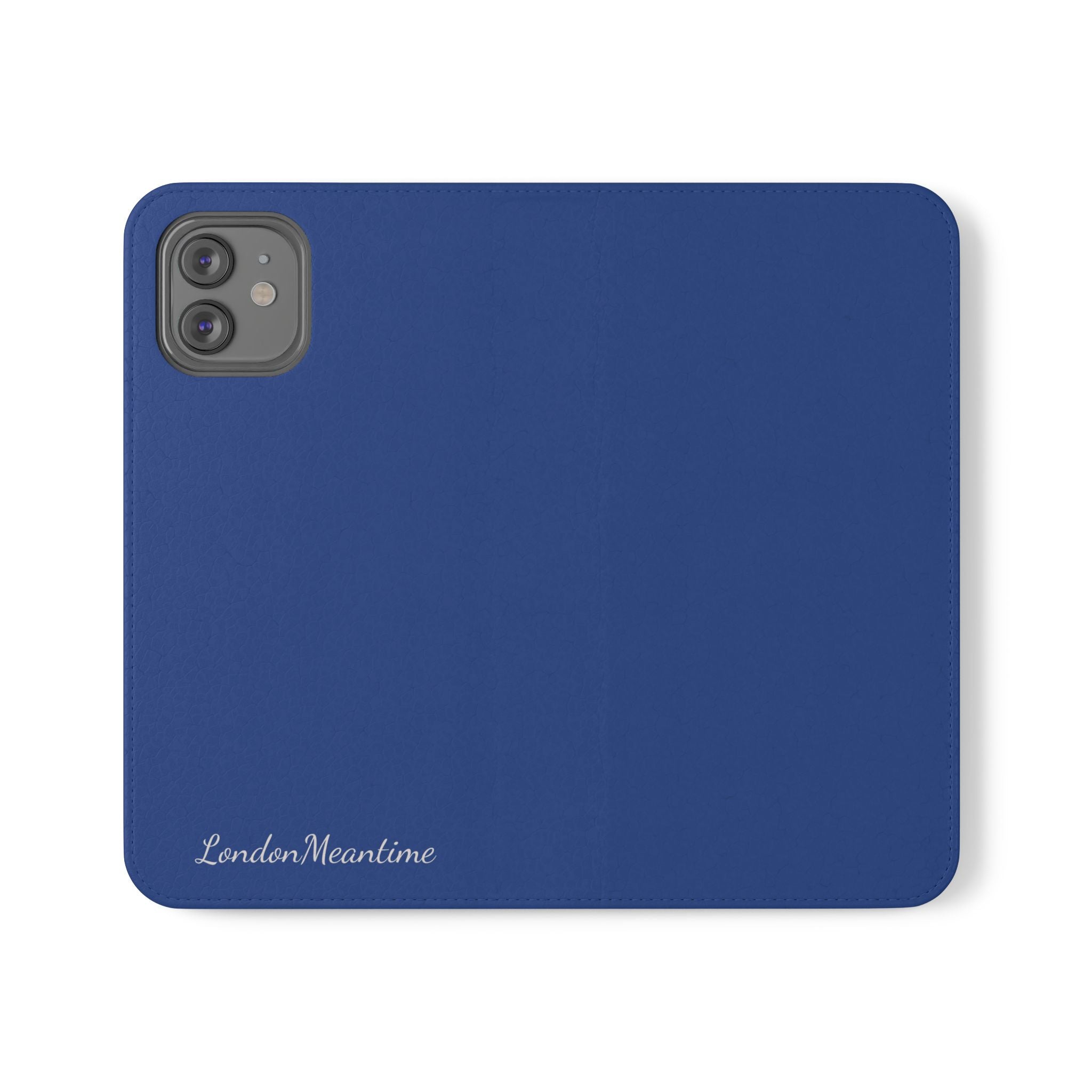 Royal blue Wallet Phone Flip Case — Cardholder Folio Cover