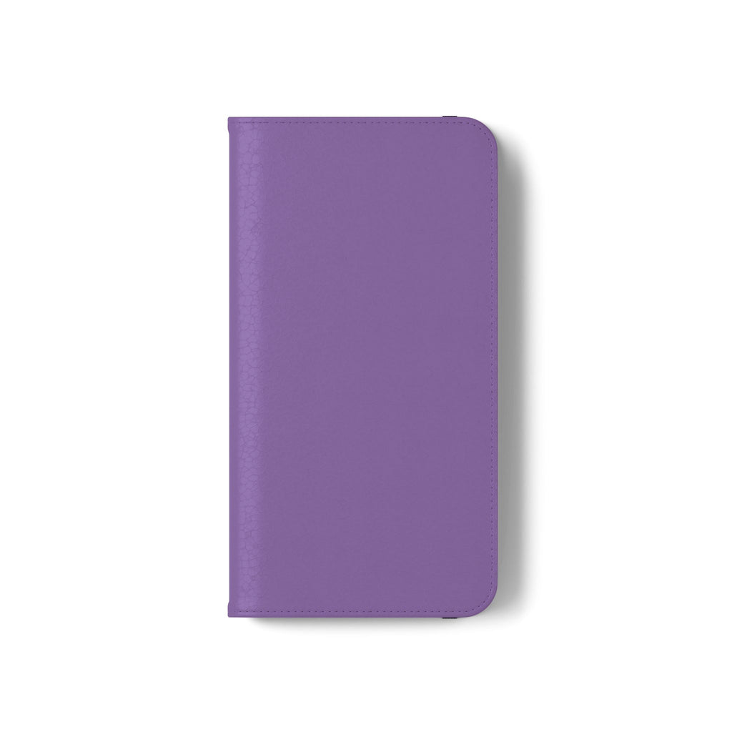 Mauve Wallet Phone Flip Case — Cardholder Folio Cover