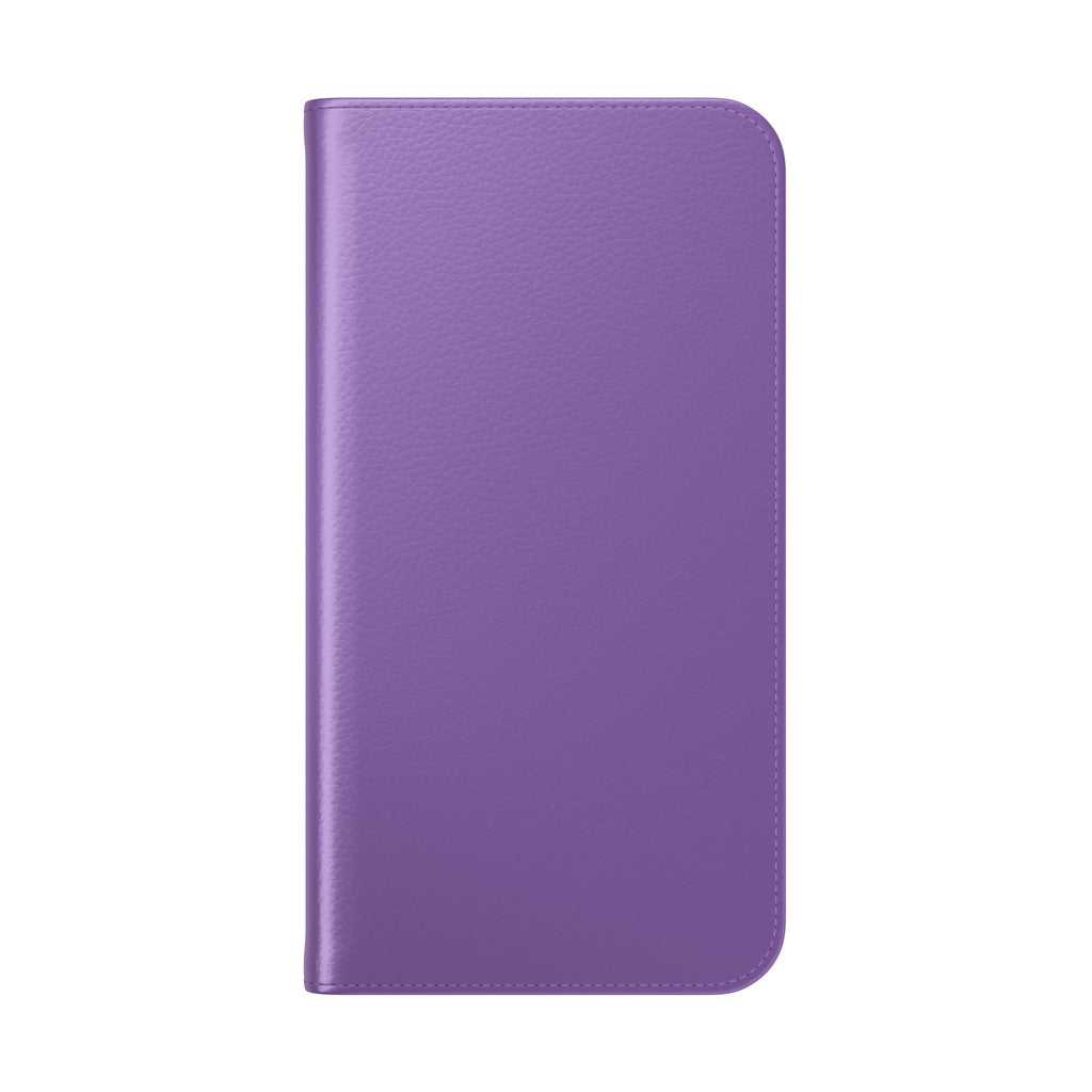 Mauve Wallet Phone Flip Case — Cardholder Folio Cover