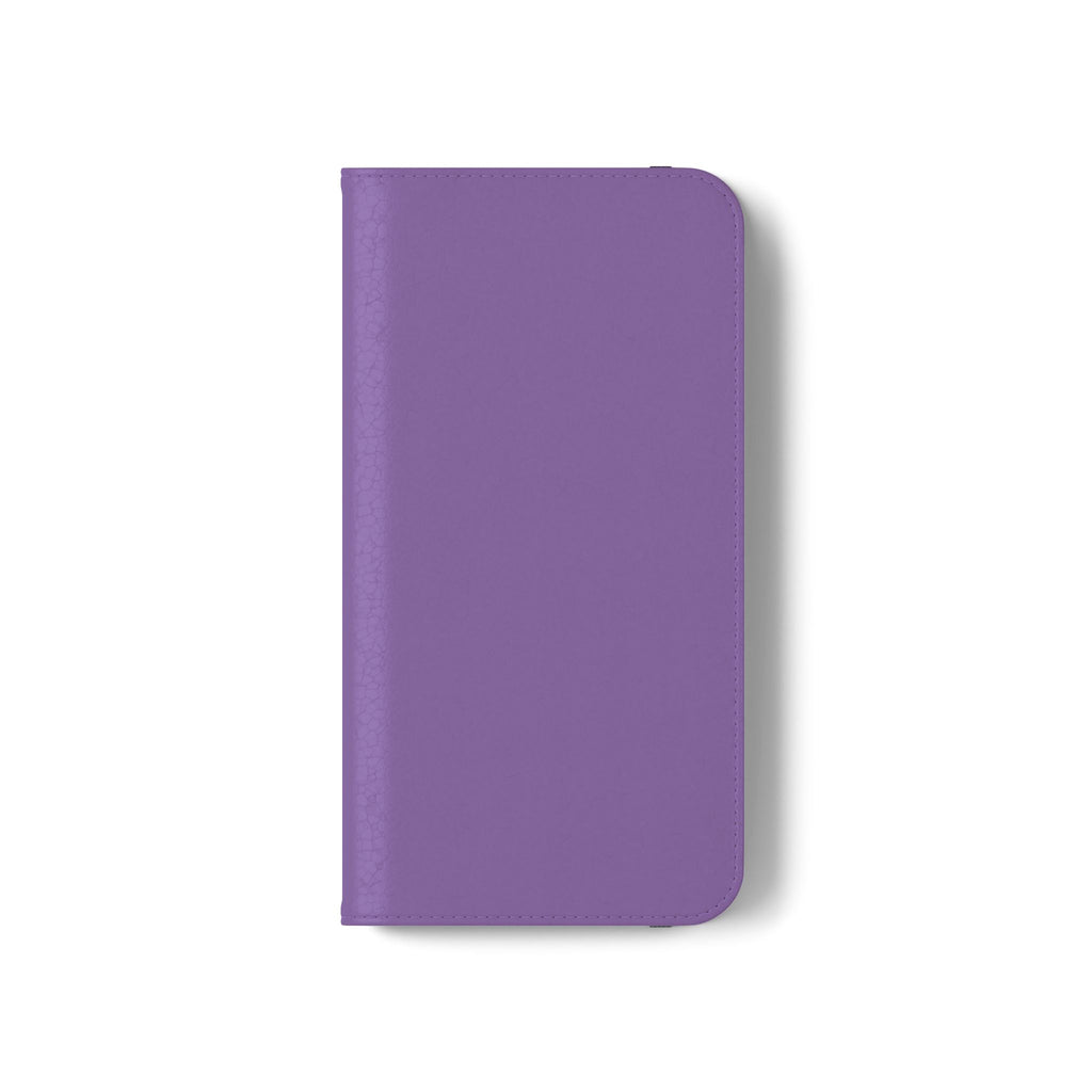 Mauve Wallet Phone Flip Case — Cardholder Folio Cover