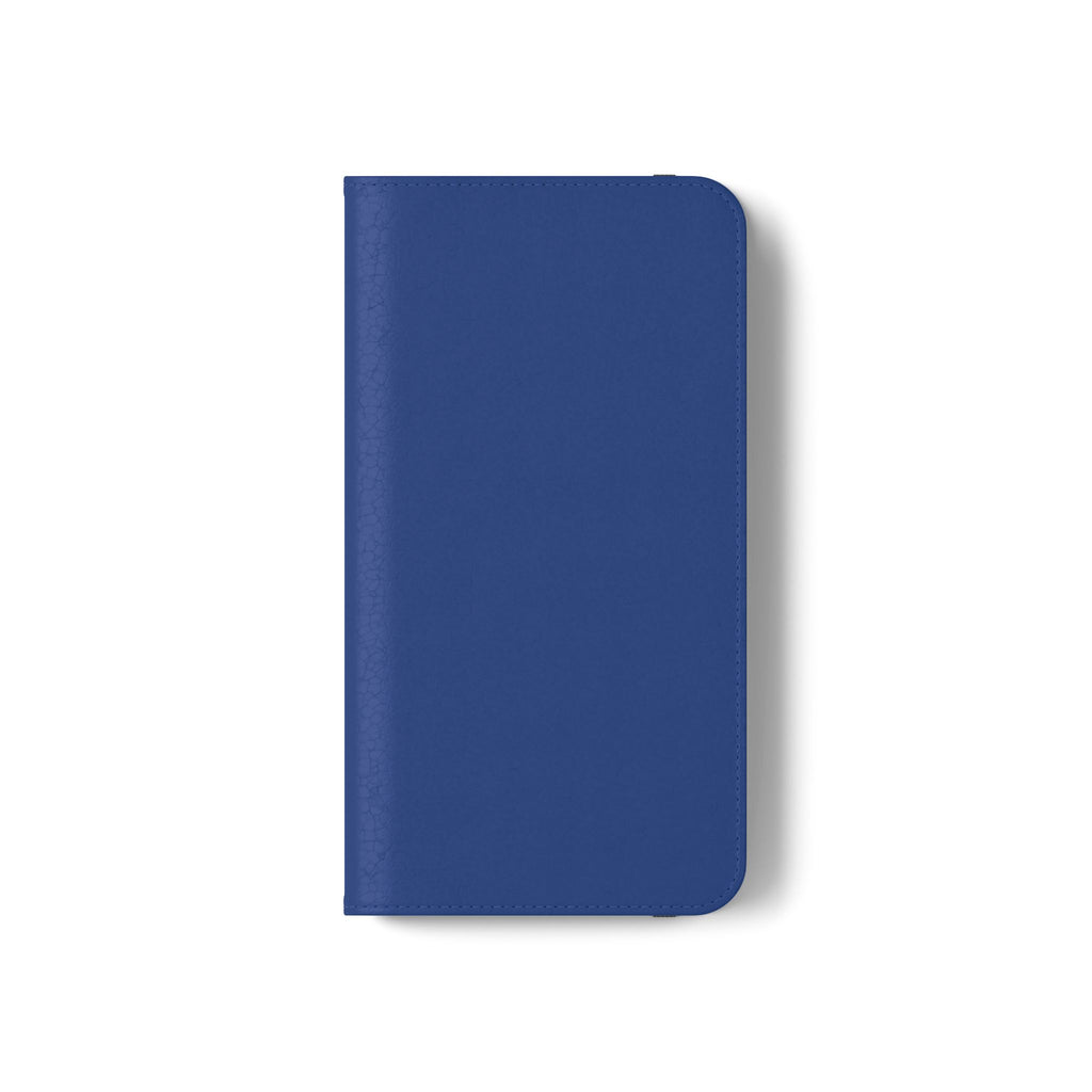 Royal blue Wallet Phone Flip Case — Cardholder Folio Cover