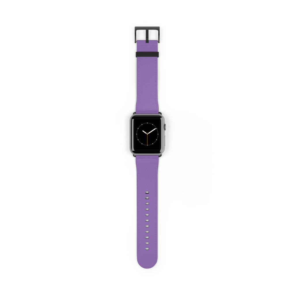 Purple Silicone Watch Band — Slim Comfortable Replacement Strap for Smartwatch