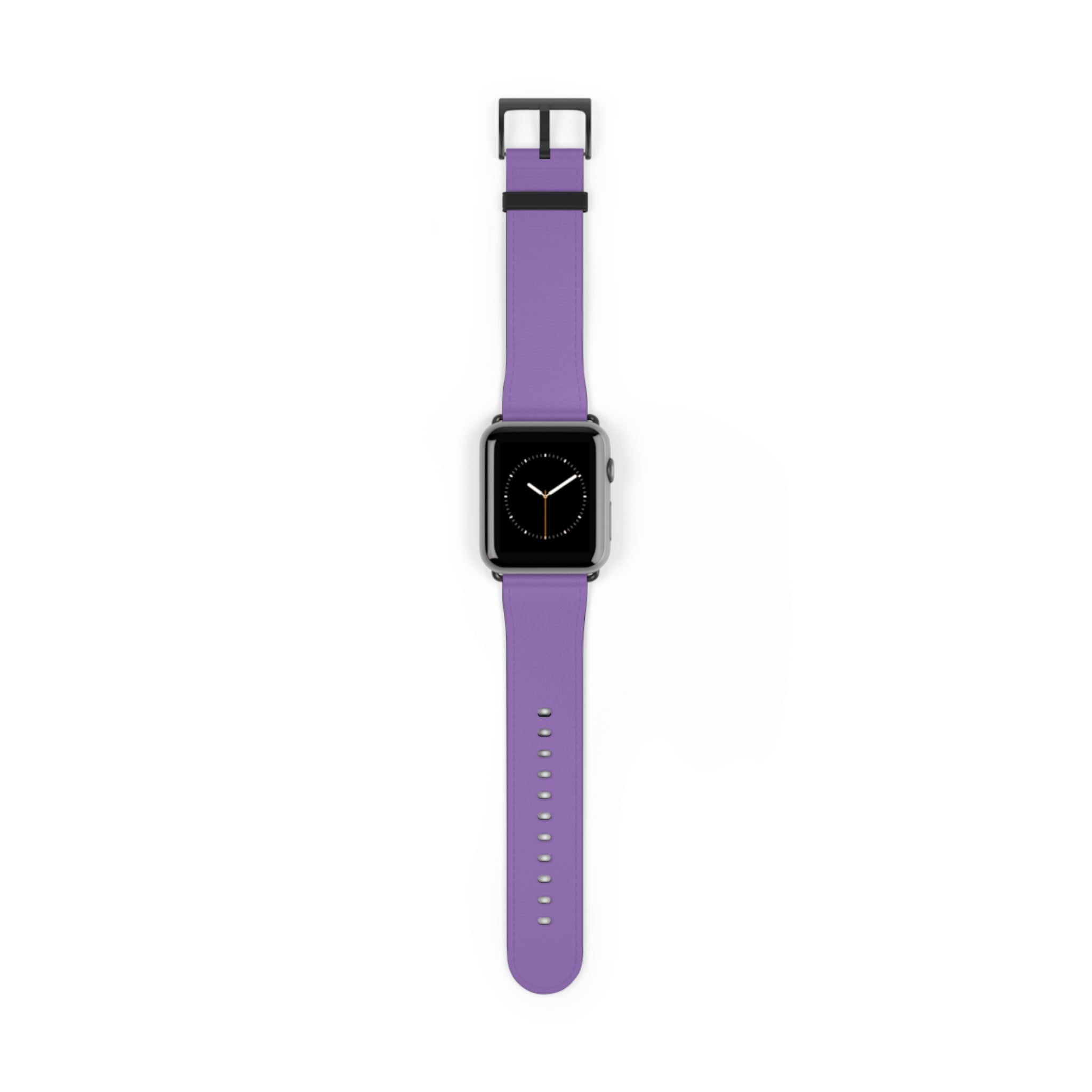 Purple Silicone Watch Band — Slim Comfortable Replacement Strap for Smartwatch