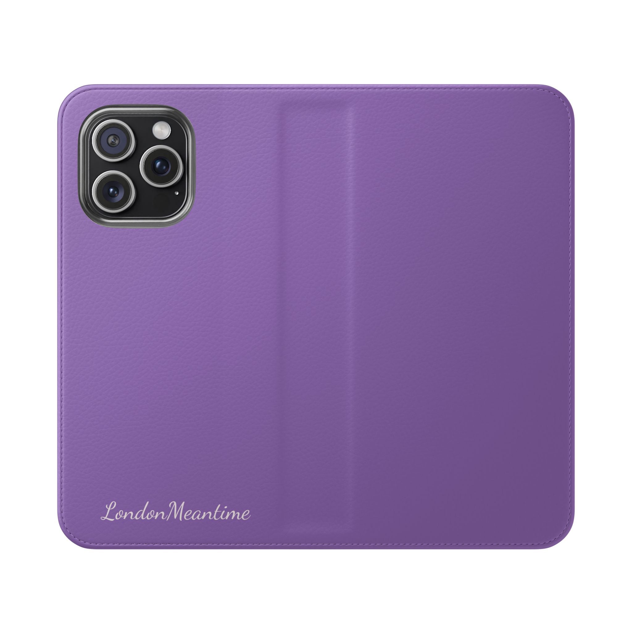 Mauve Wallet Phone Flip Case — Cardholder Folio Cover