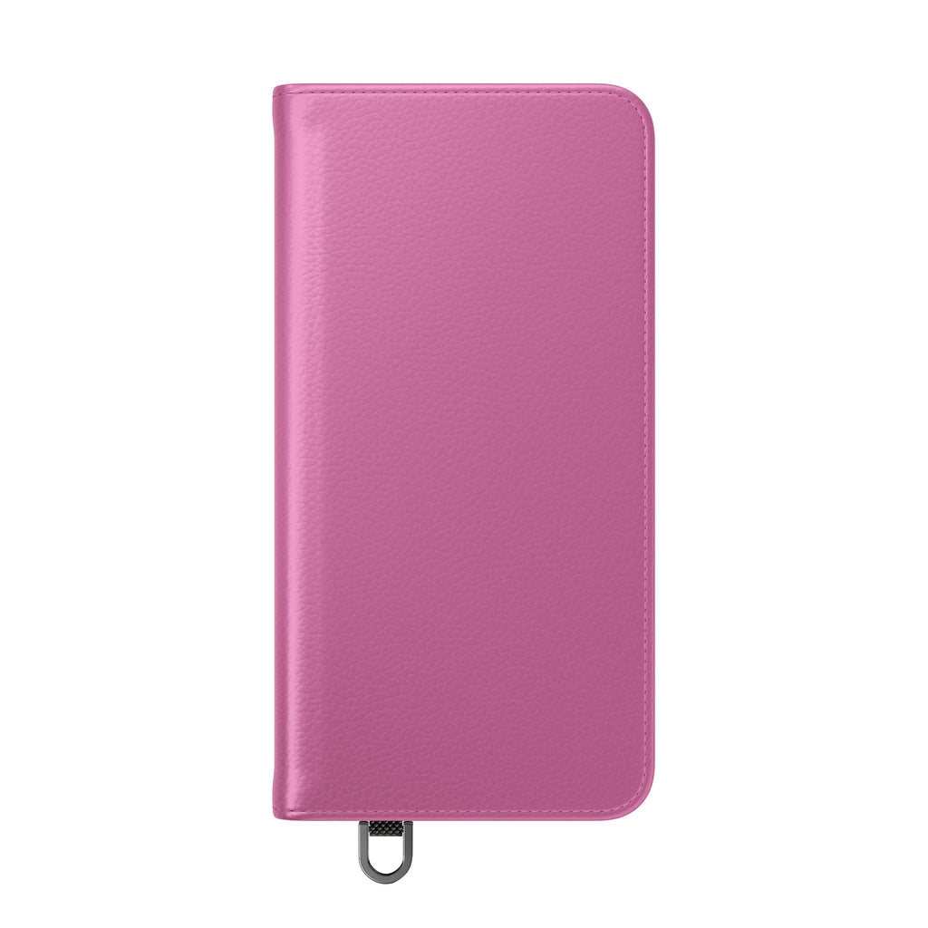 Pink Wallet Phone Flip Case — Cardholder Folio Cover