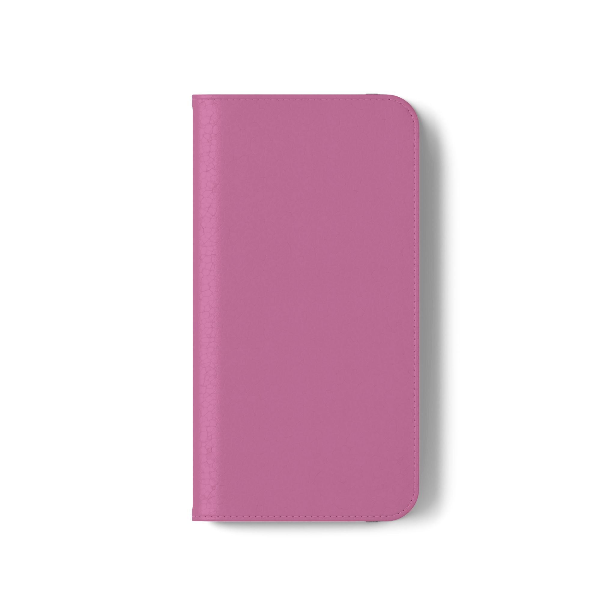 Pink Wallet Phone Flip Case — Cardholder Folio Cover