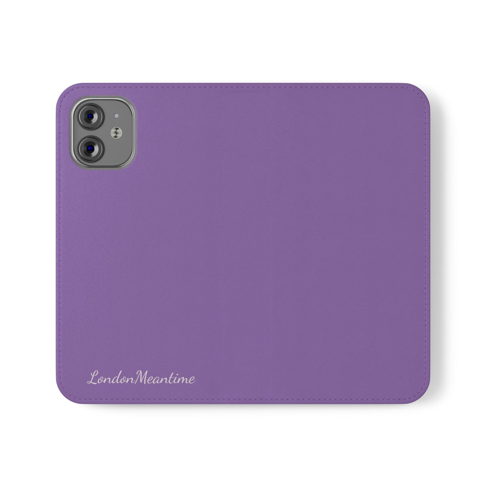 Mauve Wallet Phone Flip Case — Cardholder Folio Cover