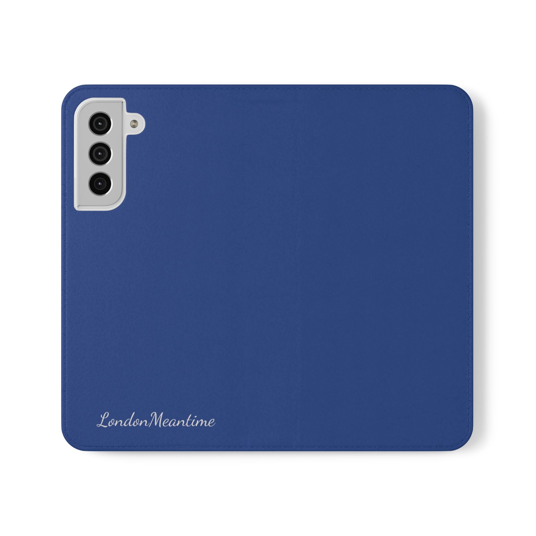 Royal blue Wallet Phone Flip Case — Cardholder Folio Cover