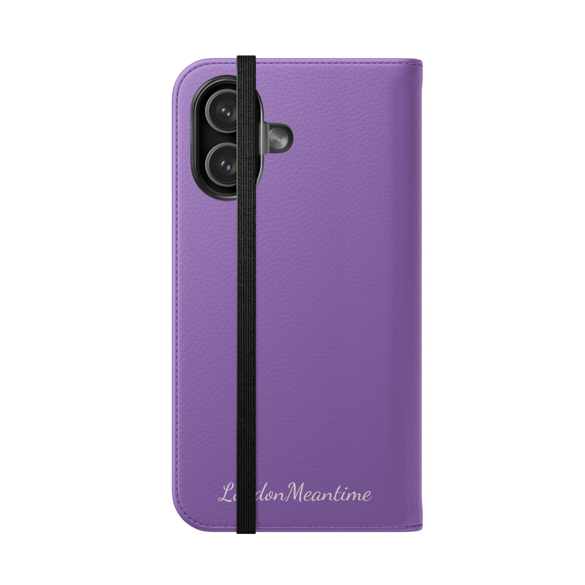 Mauve Wallet Phone Flip Case — Cardholder Folio Cover