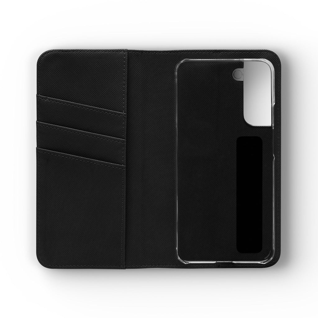 Teal Wallet Phone Flip Case — Cardholder Folio Cover