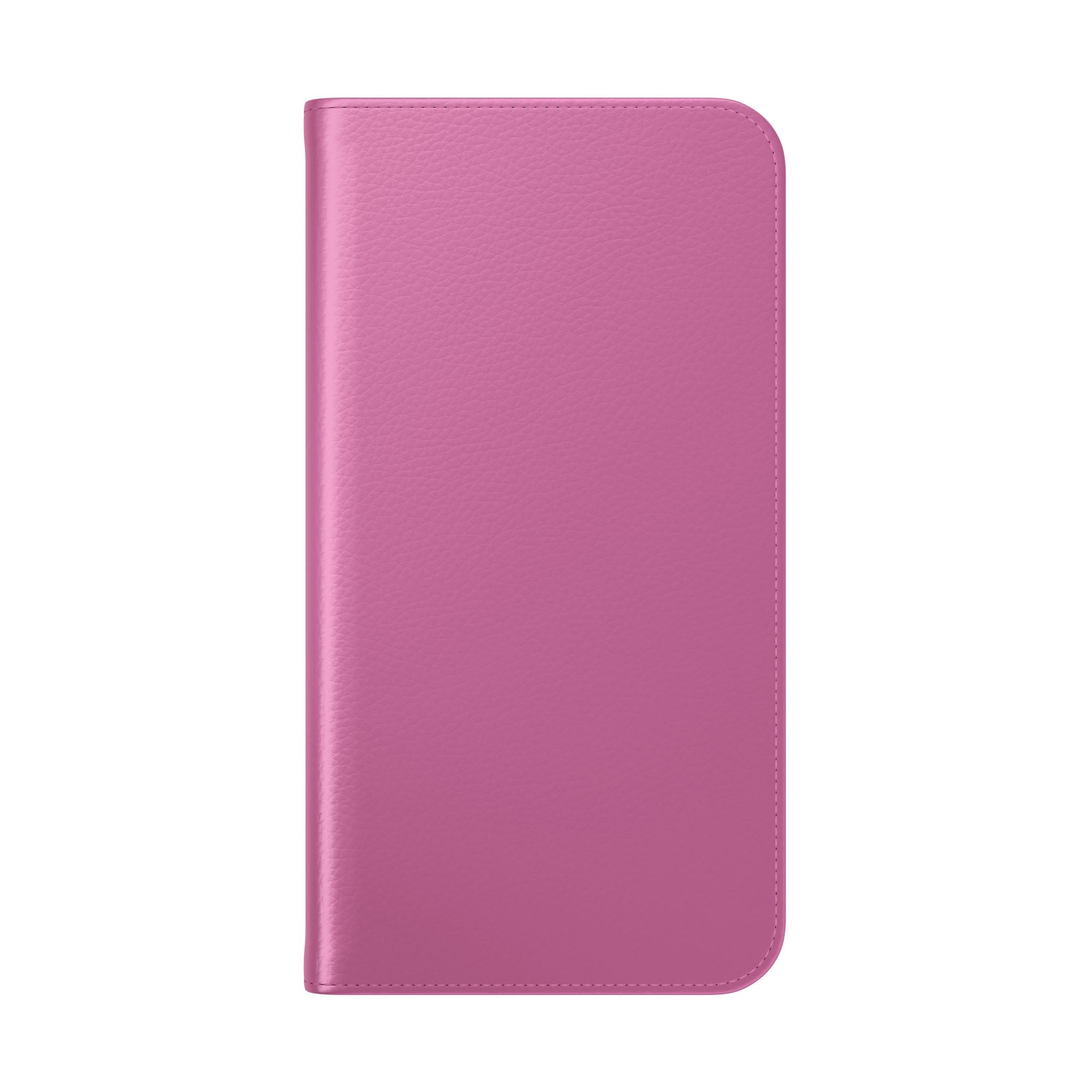 Pink Wallet Phone Flip Case — Cardholder Folio Cover