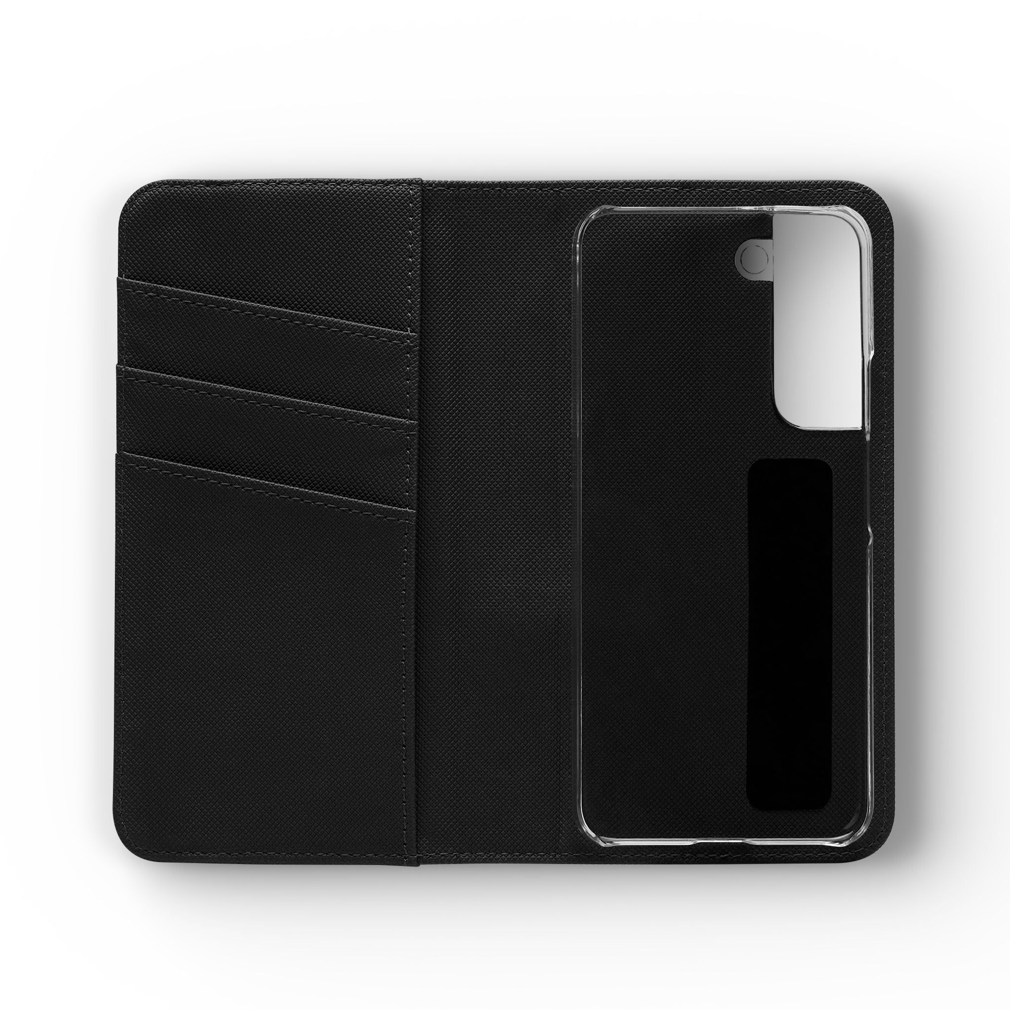 Teal Wallet Phone Flip Case — Cardholder Folio Cover