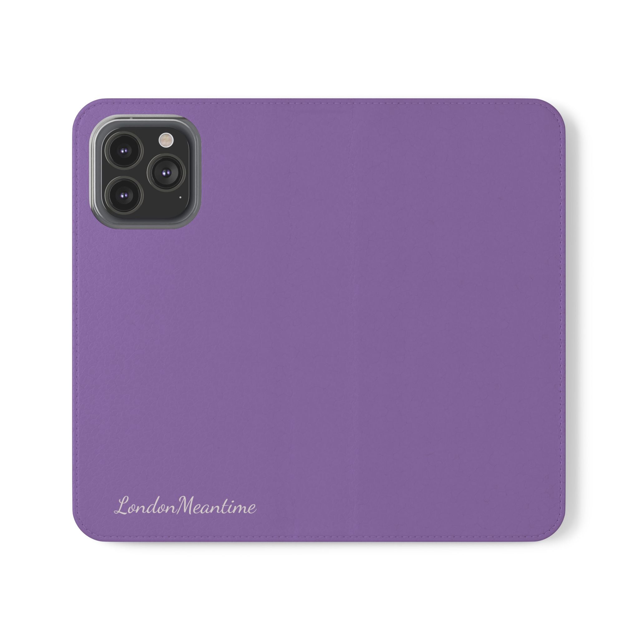 Mauve Wallet Phone Flip Case — Cardholder Folio Cover