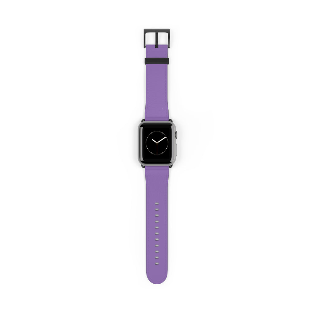 Purple Silicone Watch Band — Slim Comfortable Replacement Strap for Smartwatch