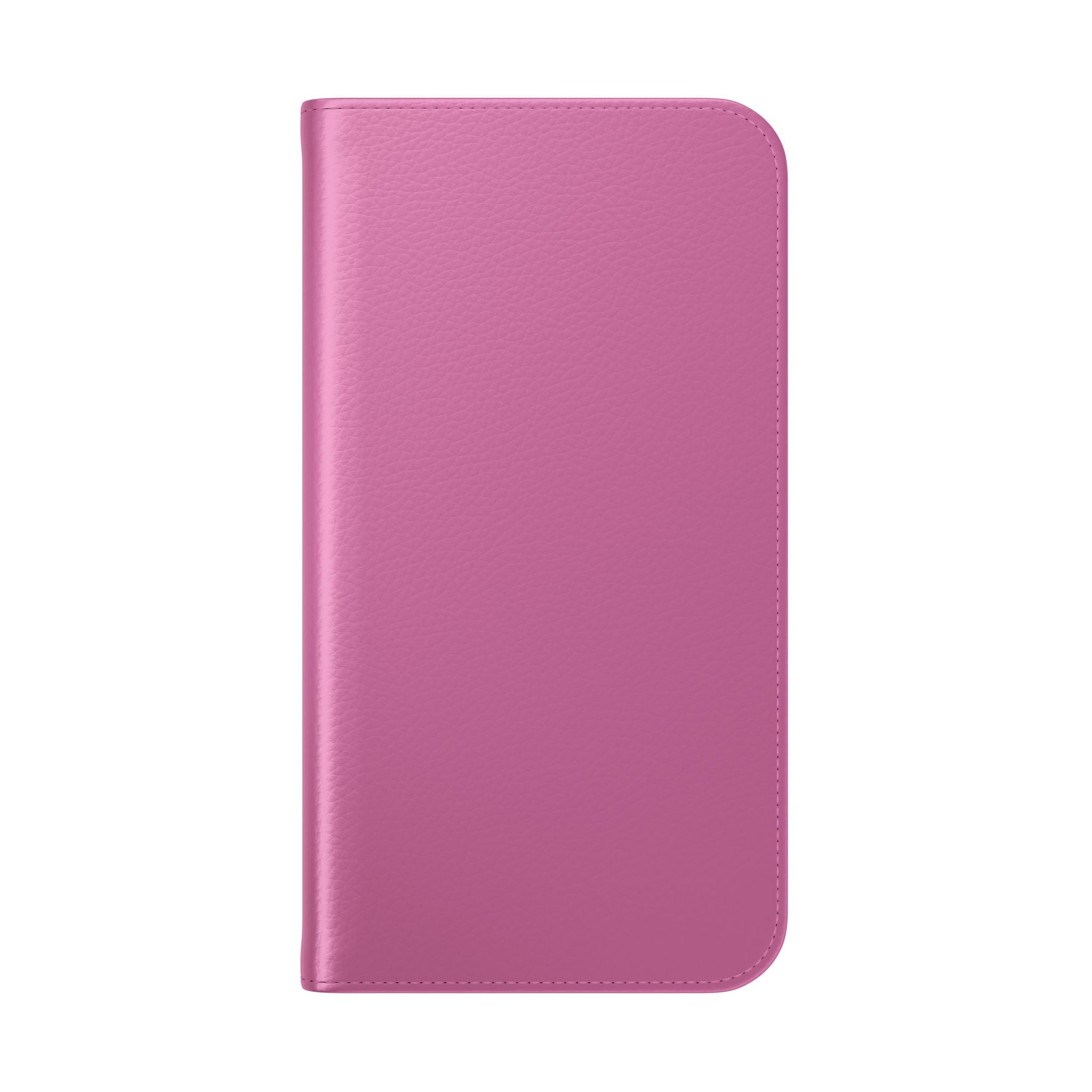 Pink Wallet Phone Flip Case — Cardholder Folio Cover