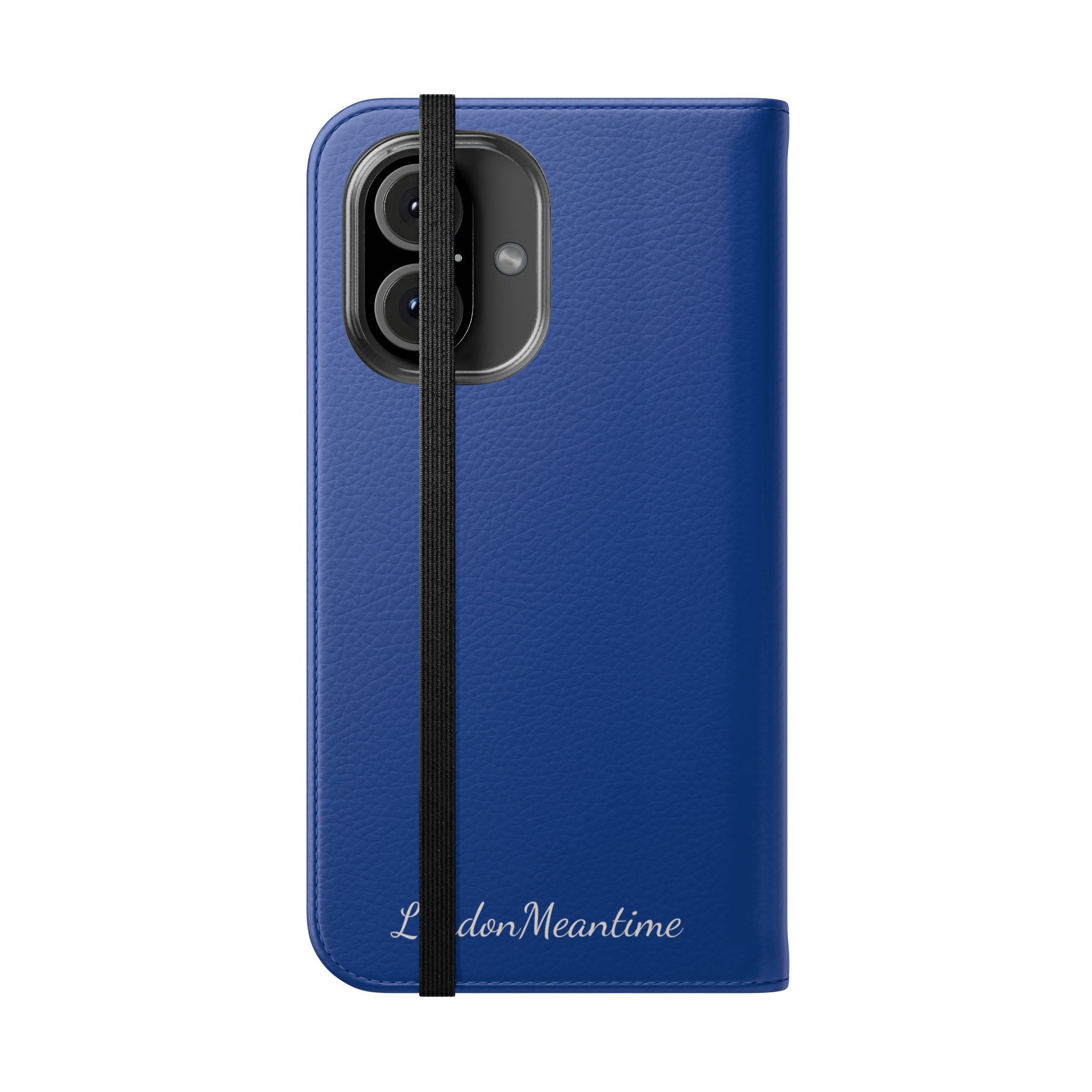 Royal blue Wallet Phone Flip Case — Cardholder Folio Cover