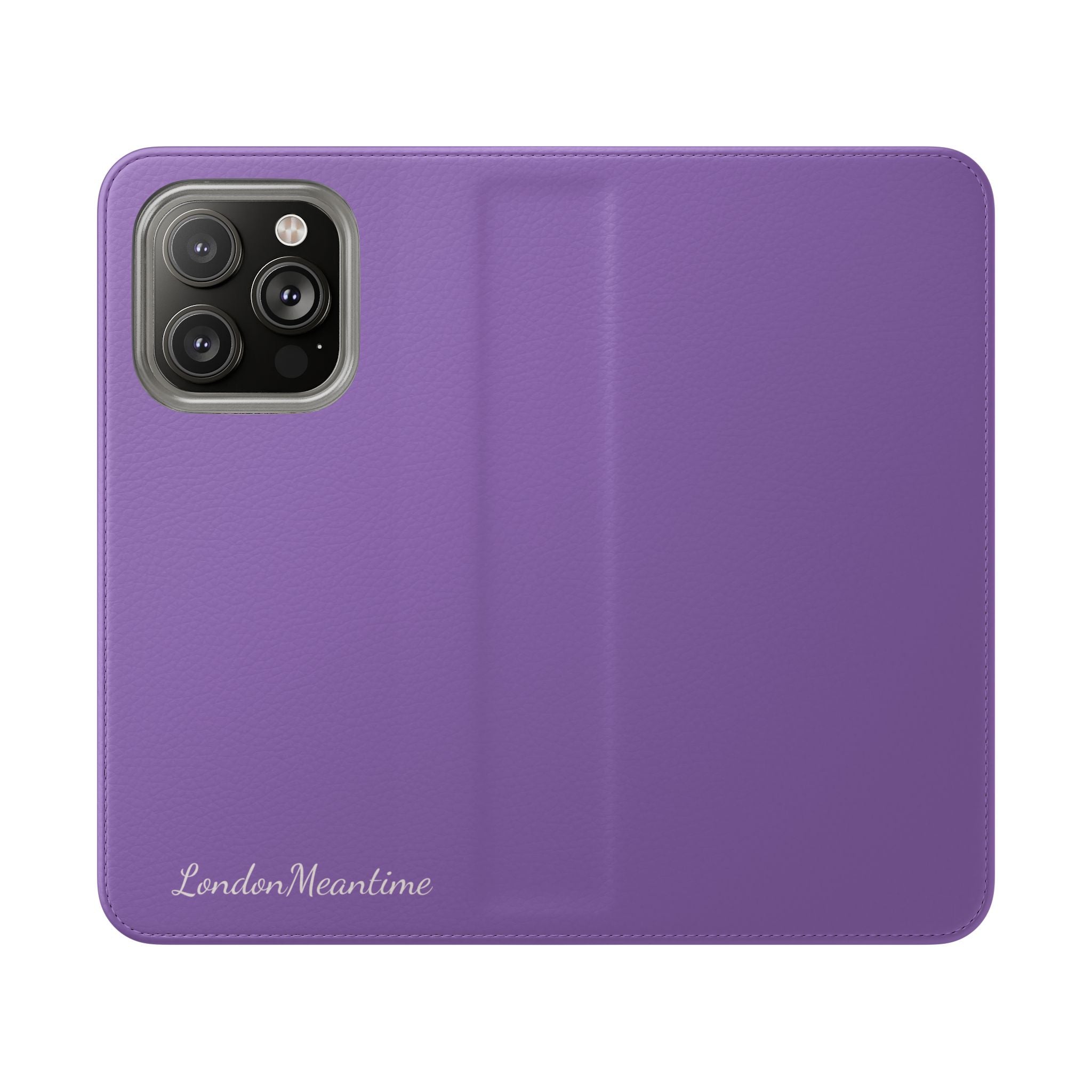 Mauve Wallet Phone Flip Case — Cardholder Folio Cover