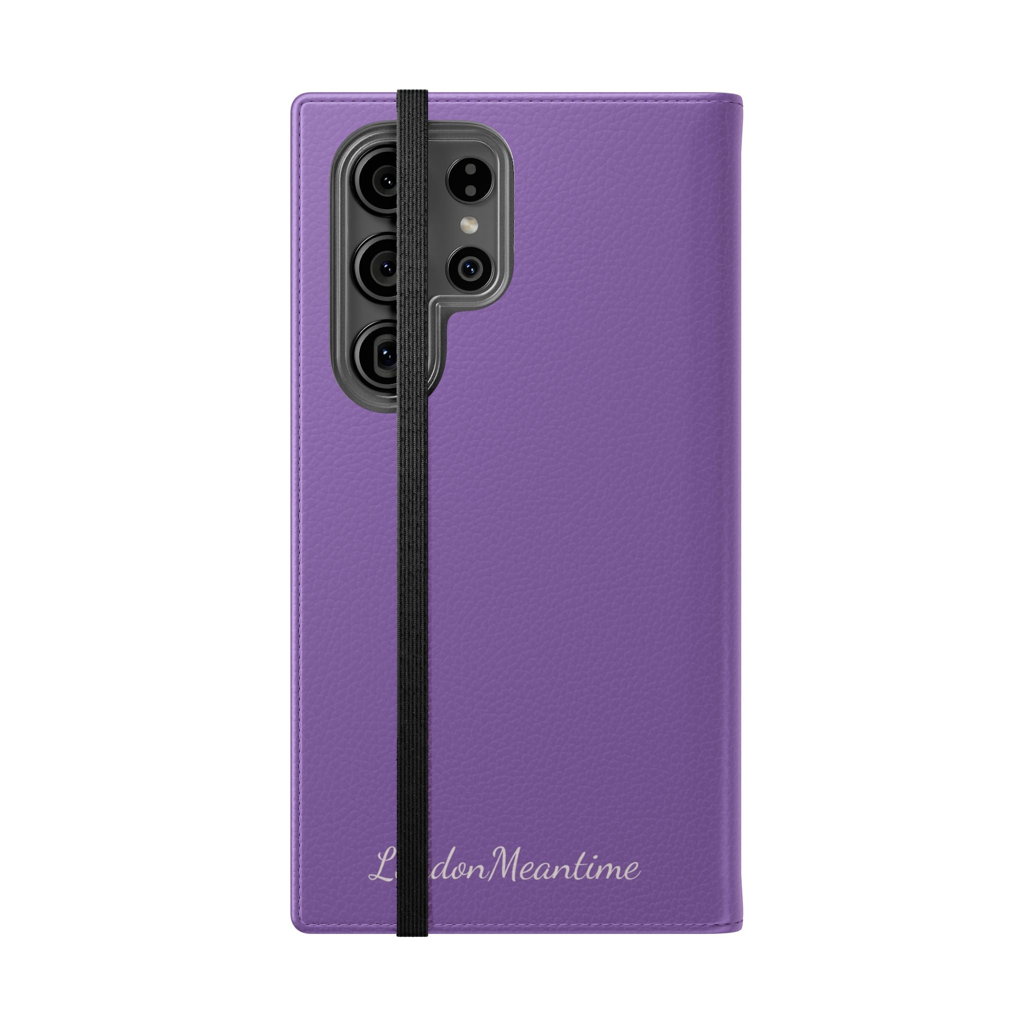 Mauve Wallet Phone Flip Case — Cardholder Folio Cover