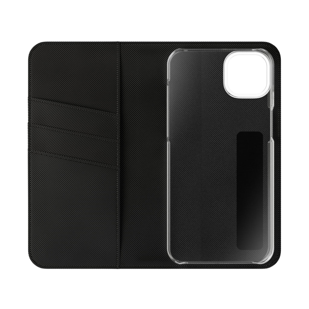 Royal blue Wallet Phone Flip Case — Cardholder Folio Cover
