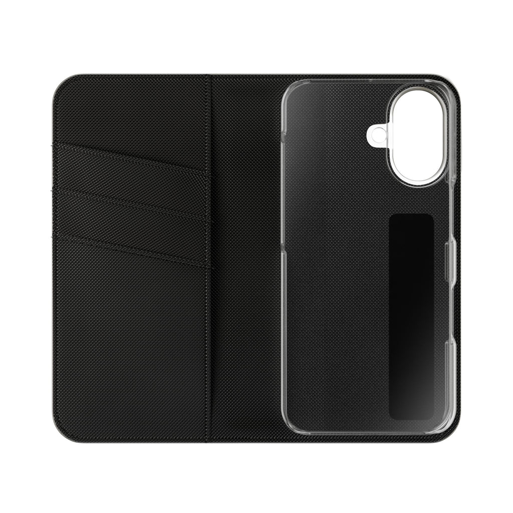 Teal Wallet Phone Flip Case — Cardholder Folio Cover