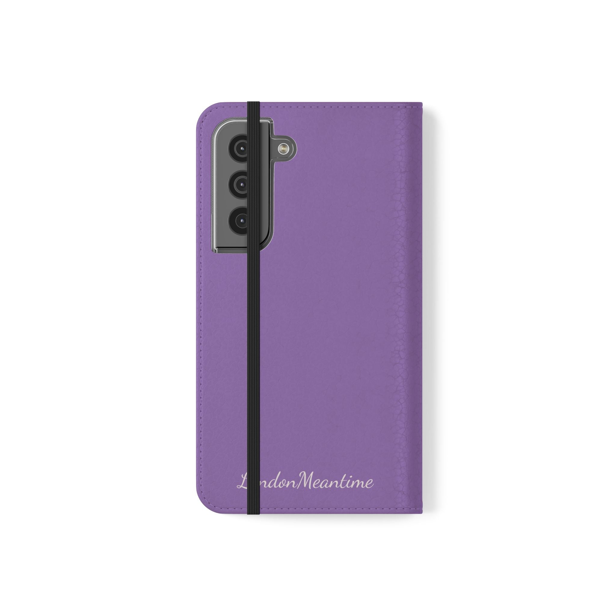 Mauve Wallet Phone Flip Case — Cardholder Folio Cover