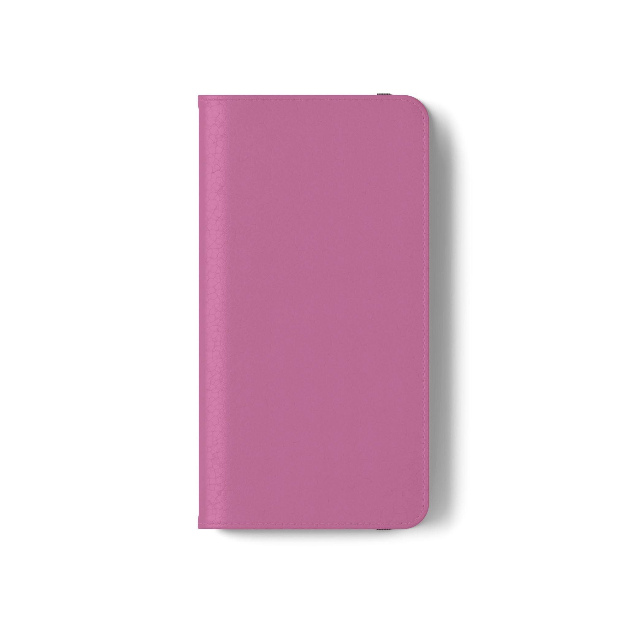Pink Wallet Phone Flip Case — Cardholder Folio Cover