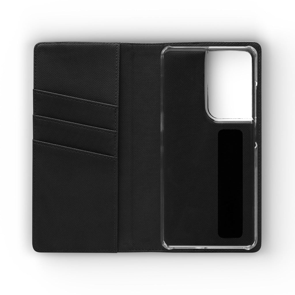 Teal Wallet Phone Flip Case — Cardholder Folio Cover