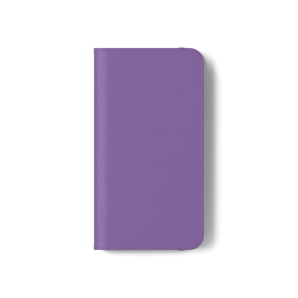 Mauve Wallet Phone Flip Case — Cardholder Folio Cover