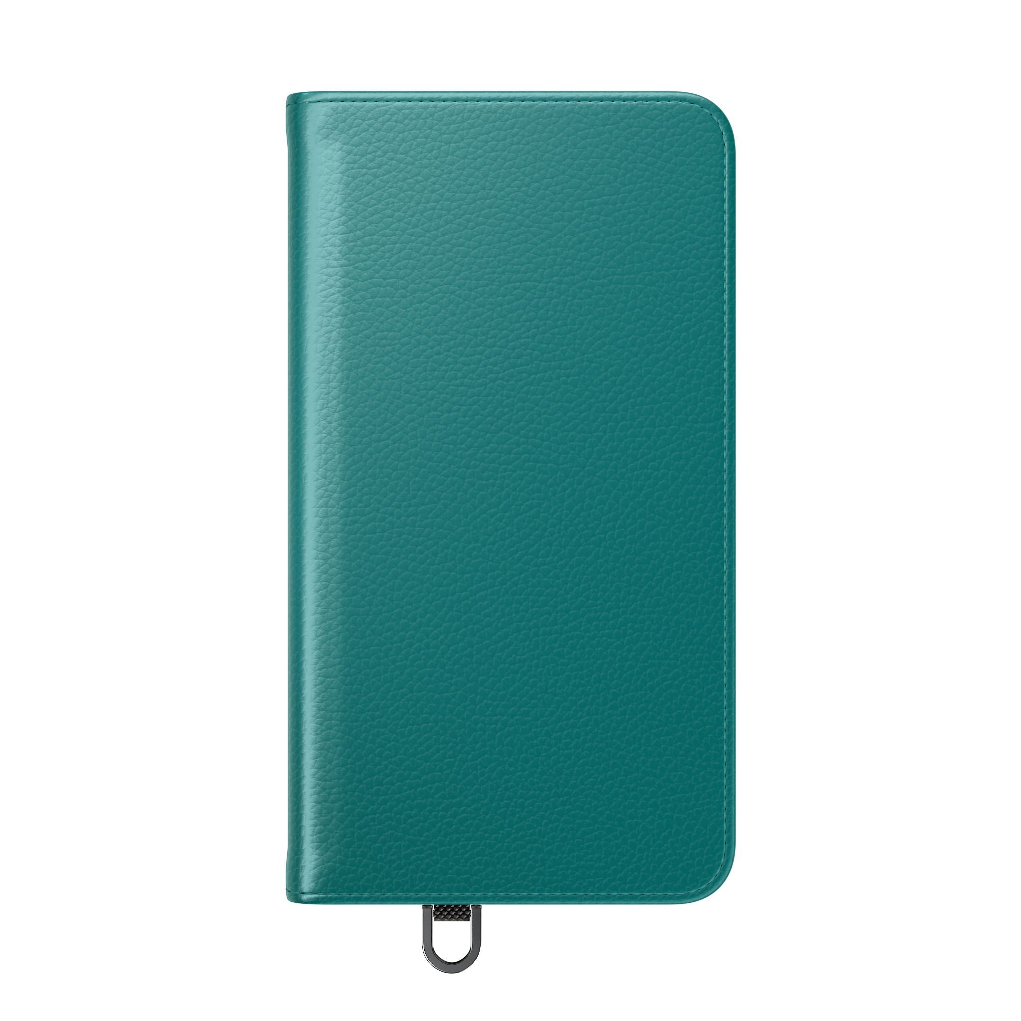 Teal Wallet Phone Flip Case — Cardholder Folio Cover