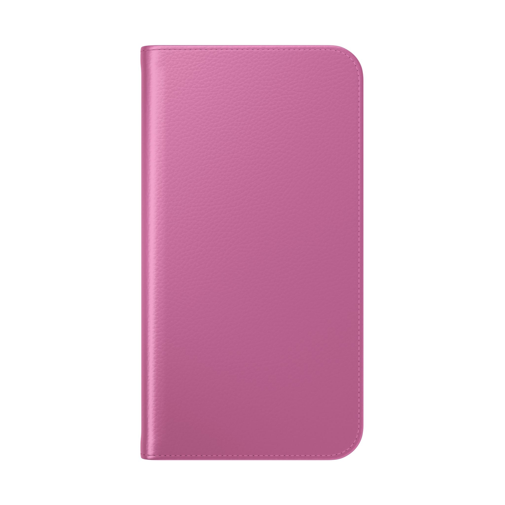 Pink Wallet Phone Flip Case — Cardholder Folio Cover