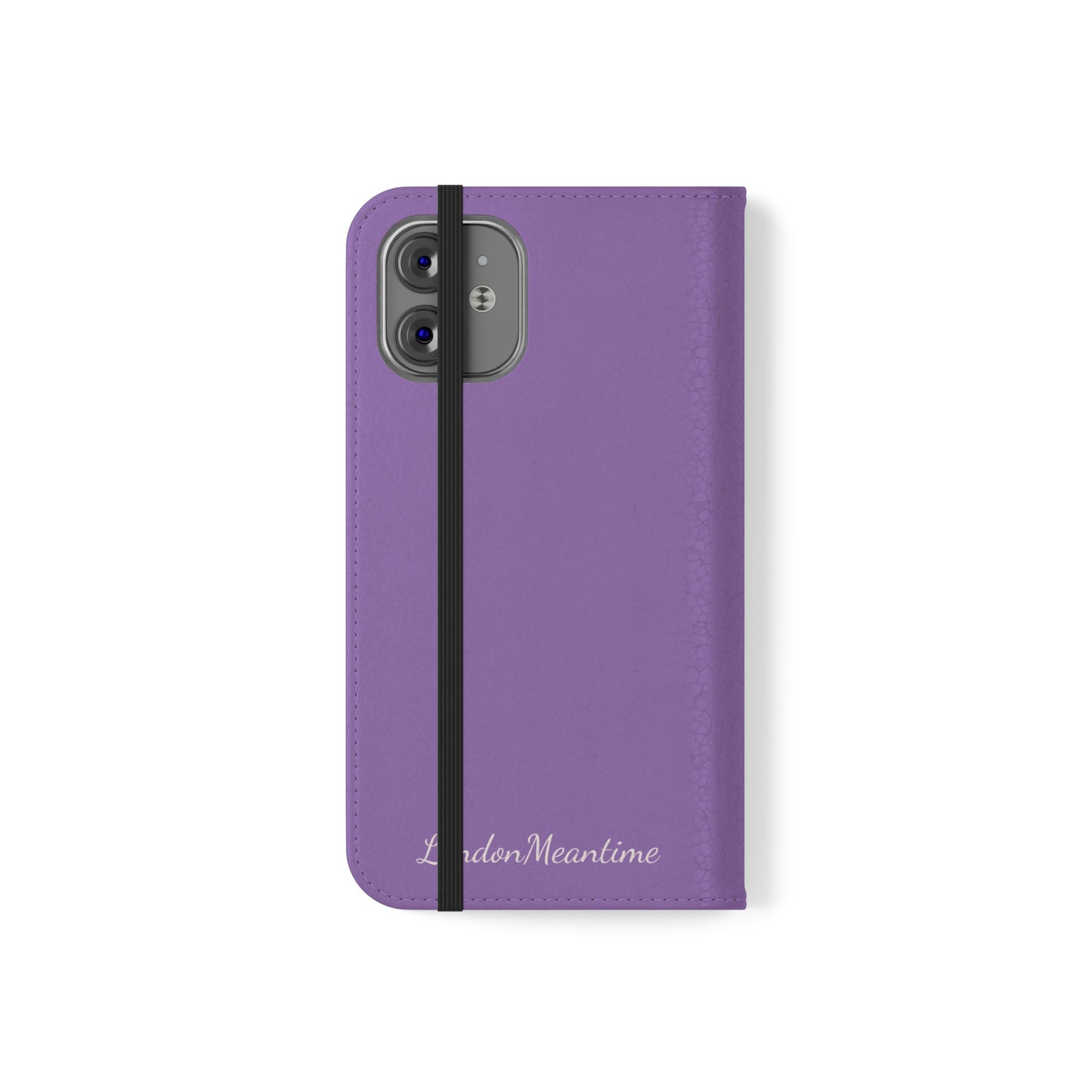 Mauve Wallet Phone Flip Case — Cardholder Folio Cover